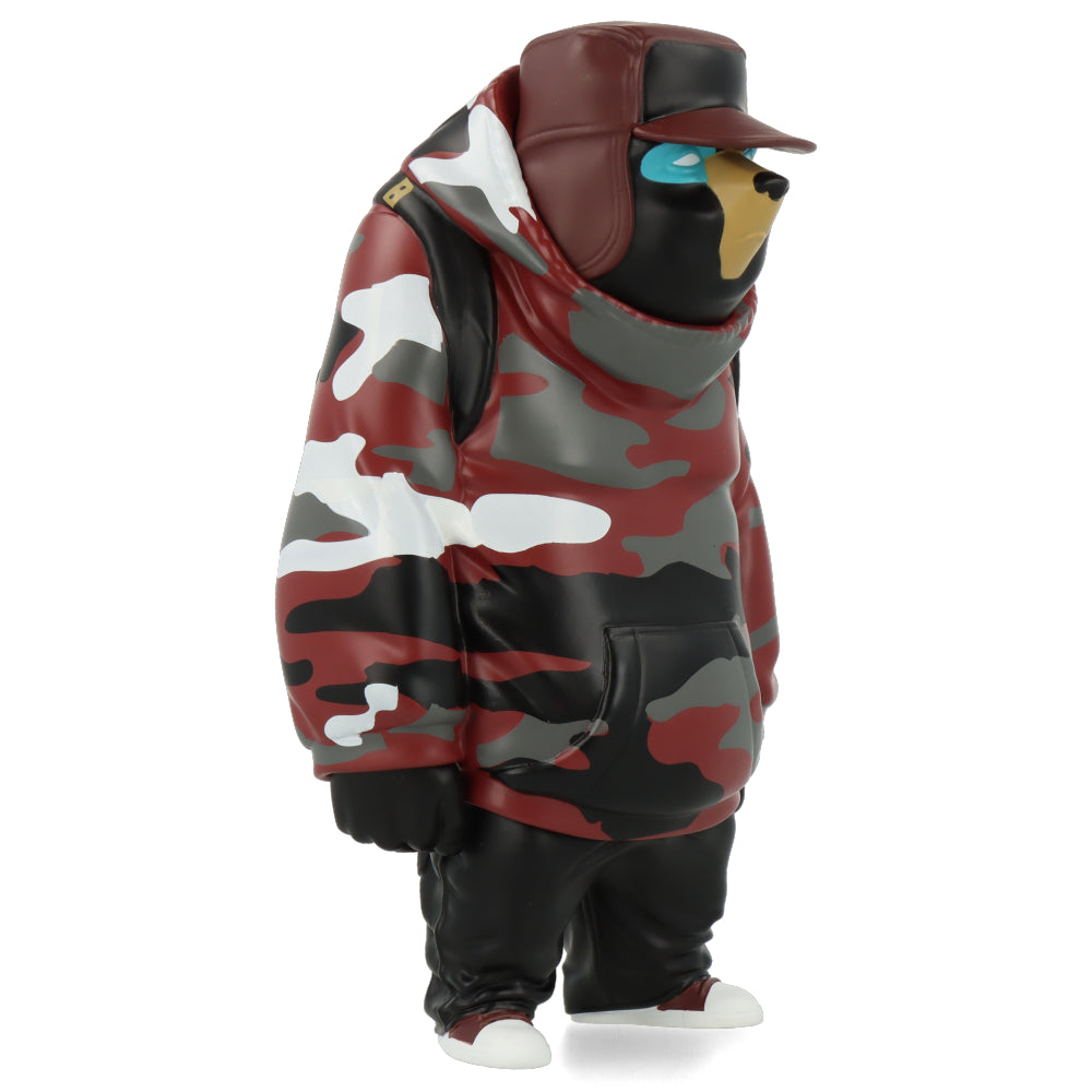 Kub Brick Red Camo Edition by Mike Fudge x UVD Toys - Limited Edition Collectible Art Toy for Display & Photography | Perfect for Home Decor, Office Display, and Toy Collections