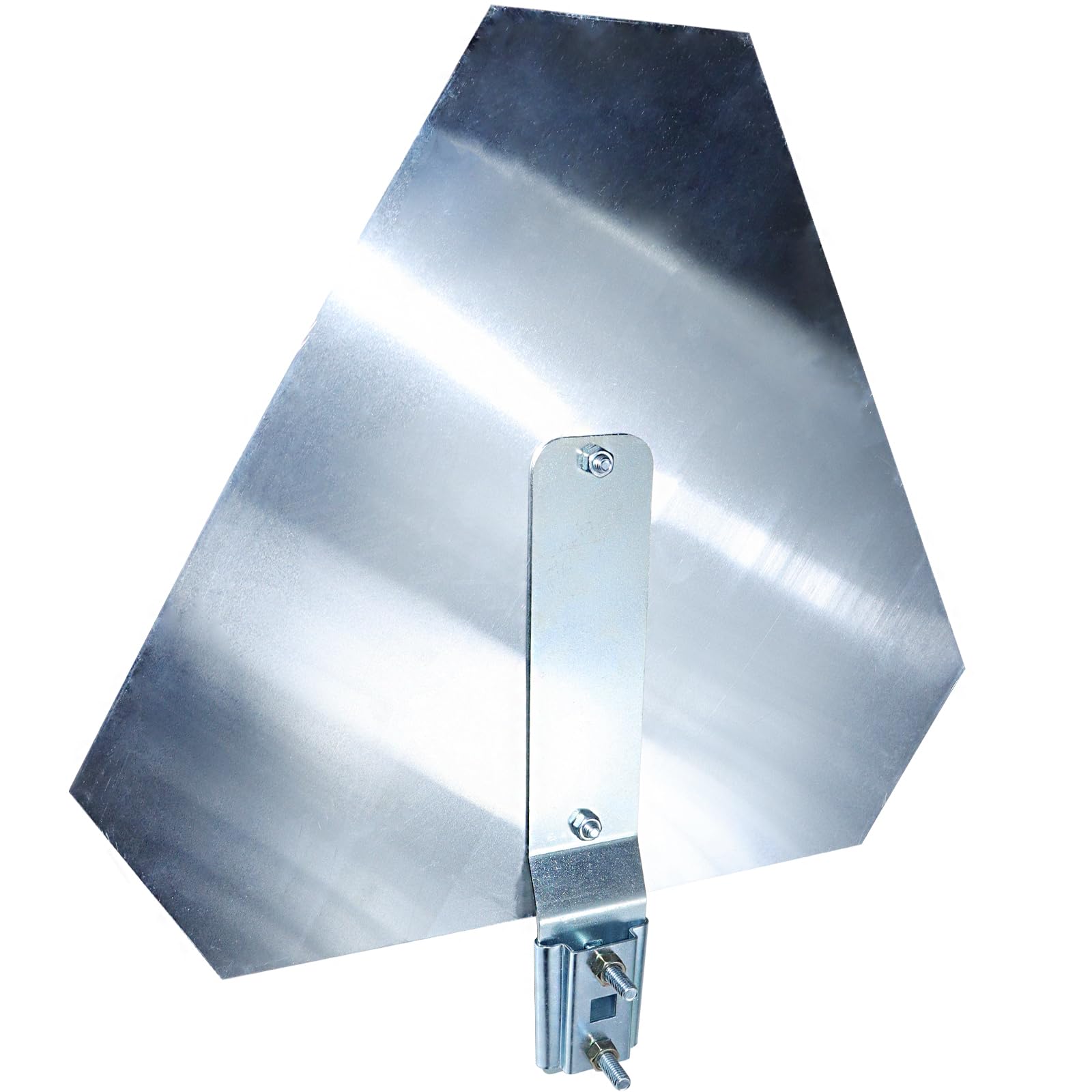 GELASKA Slow Moving Vehicle Sign with Mounting Bracket Kit - Reflective Triangle Safety Sign for Golf Carts, UTVs, Tractors & Horse Carriages - Includes 1 SMV Sign, 1 Bracket, 4 Bolts & Nuts - Perfect for Farm Equipment & Road Safety