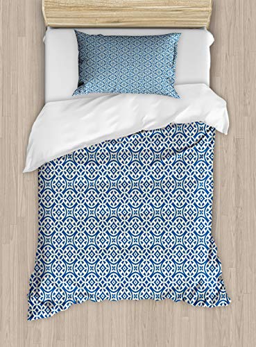Cobalt Blue and White