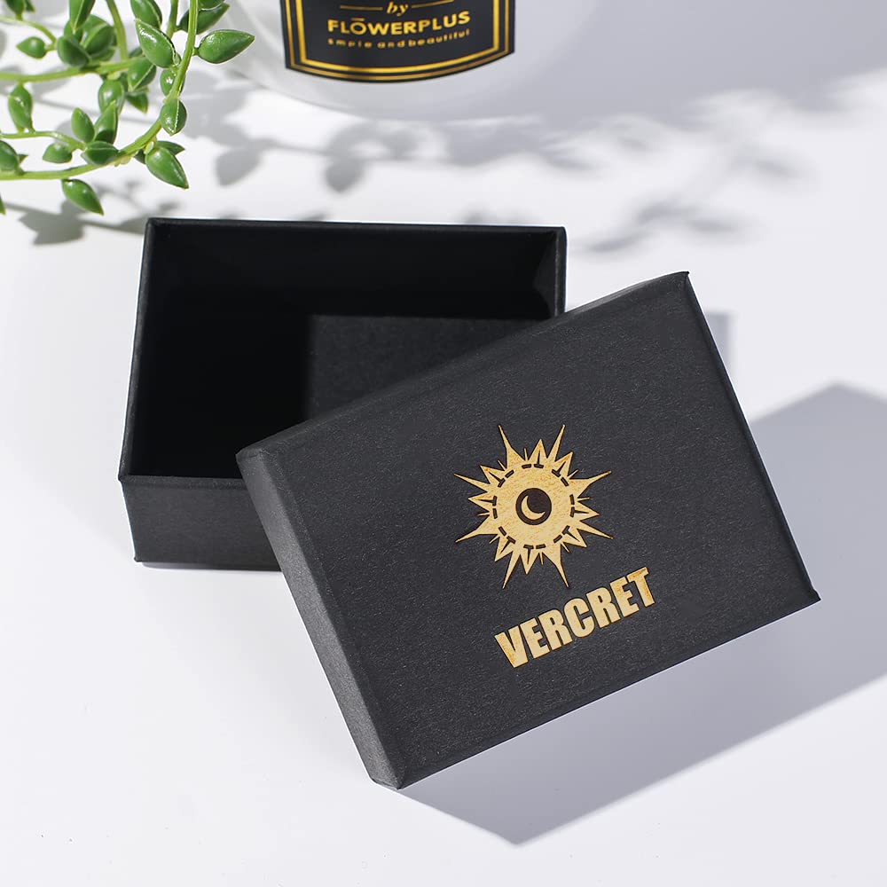 Vercret Gold Cuff Earrings for Women - Adjustable Cartilage Ear Cuff with CZ Stones, No Piercing Wrap Around Ear Clip - Perfect for Parties, Weddings & Everyday Wear