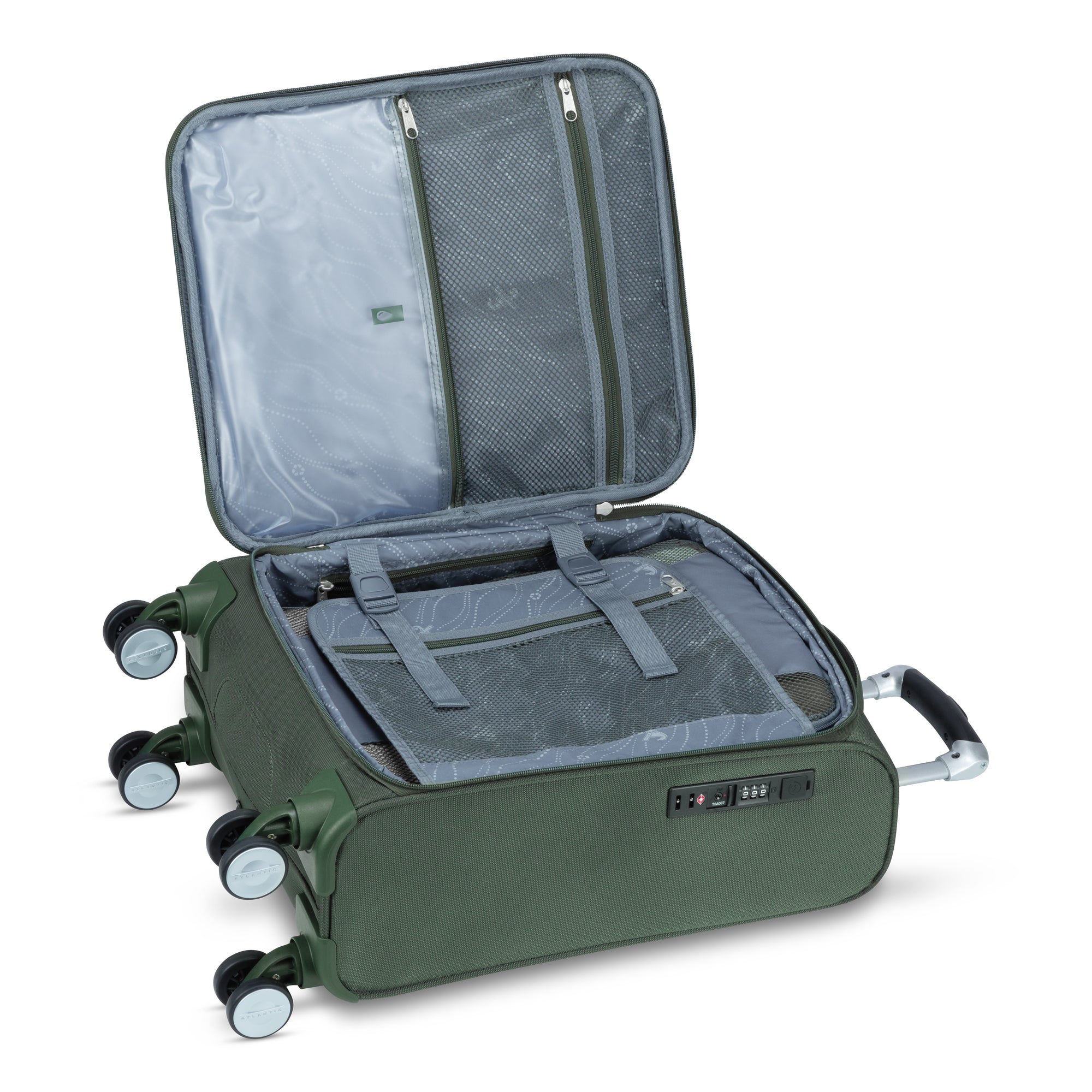 Atlantic Sailbound Carry On Luggage - Lightweight Expandable Suitcase with 360° Spinner Wheels for Air Travel, Business Trips & Weekend Getaways