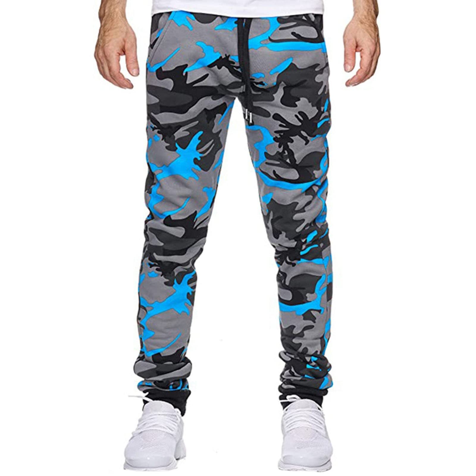 Men's Camouflage Print Jogging Pants - Athletic Fitness Casual Trousers for Running & Workouts - Comfortable Warm Sports Pants for Toddlers & Active Lifestyles (Perfect for Gym, Outdoor Activities & Everyday Wear)