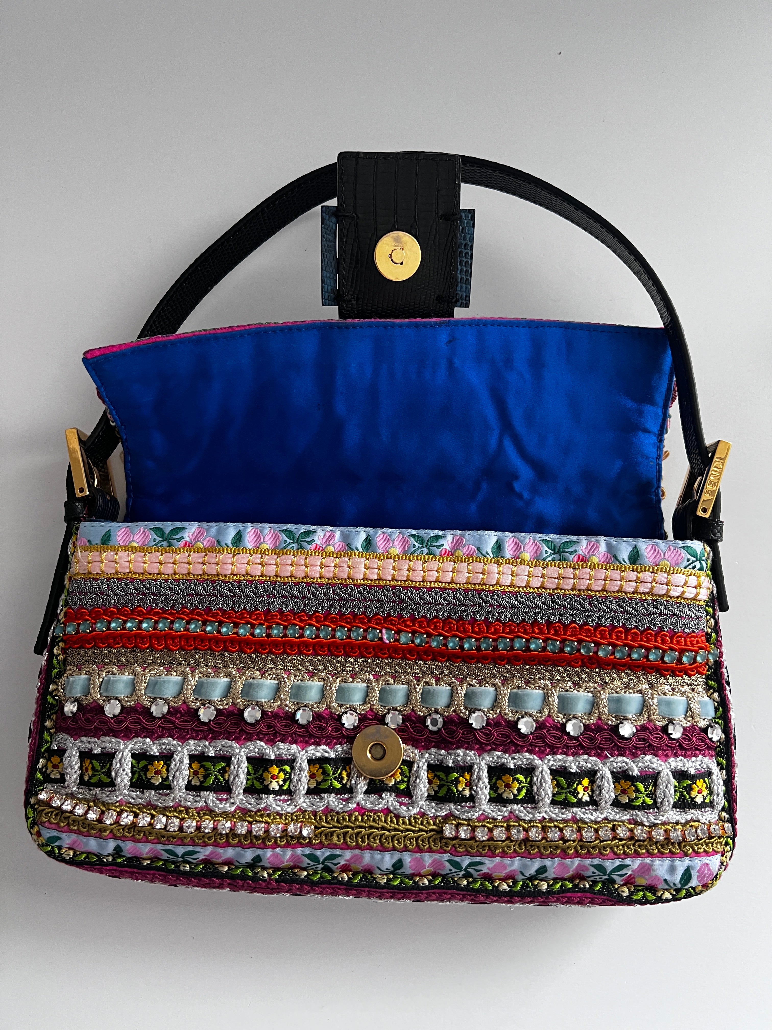 Vintage Fendi Passementerie Baguette Handbag - Luxury Designer Shoulder Bag for Women | Perfect for Parties, Date Nights & Special Occasions