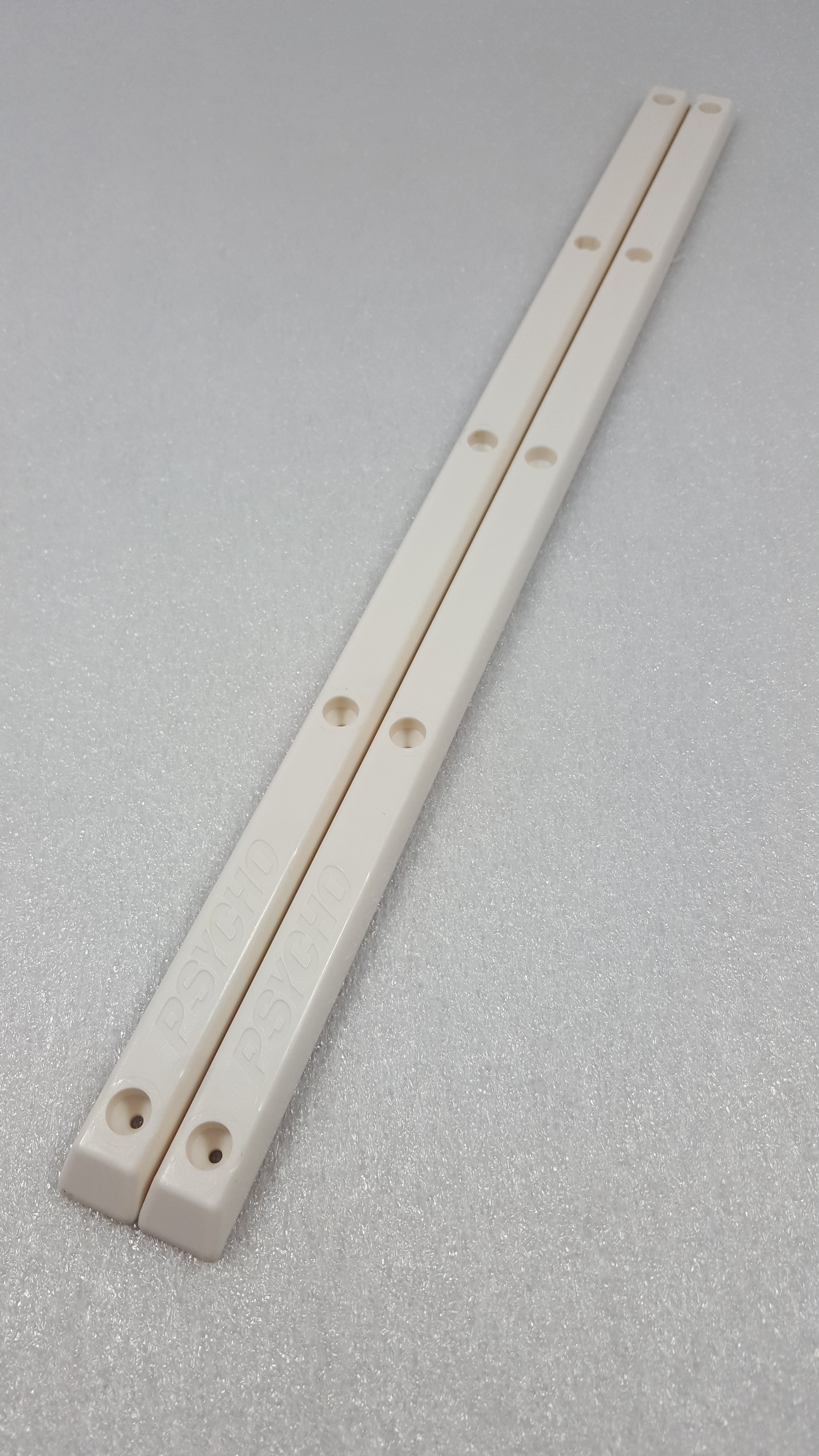 Psycho Skateboard Rails - 1 Set (White) - Durable Grind Rails for Skateboard Tricks & Street Skating - Perfect for Skate Parks, Backyard Ramps & Urban Skating