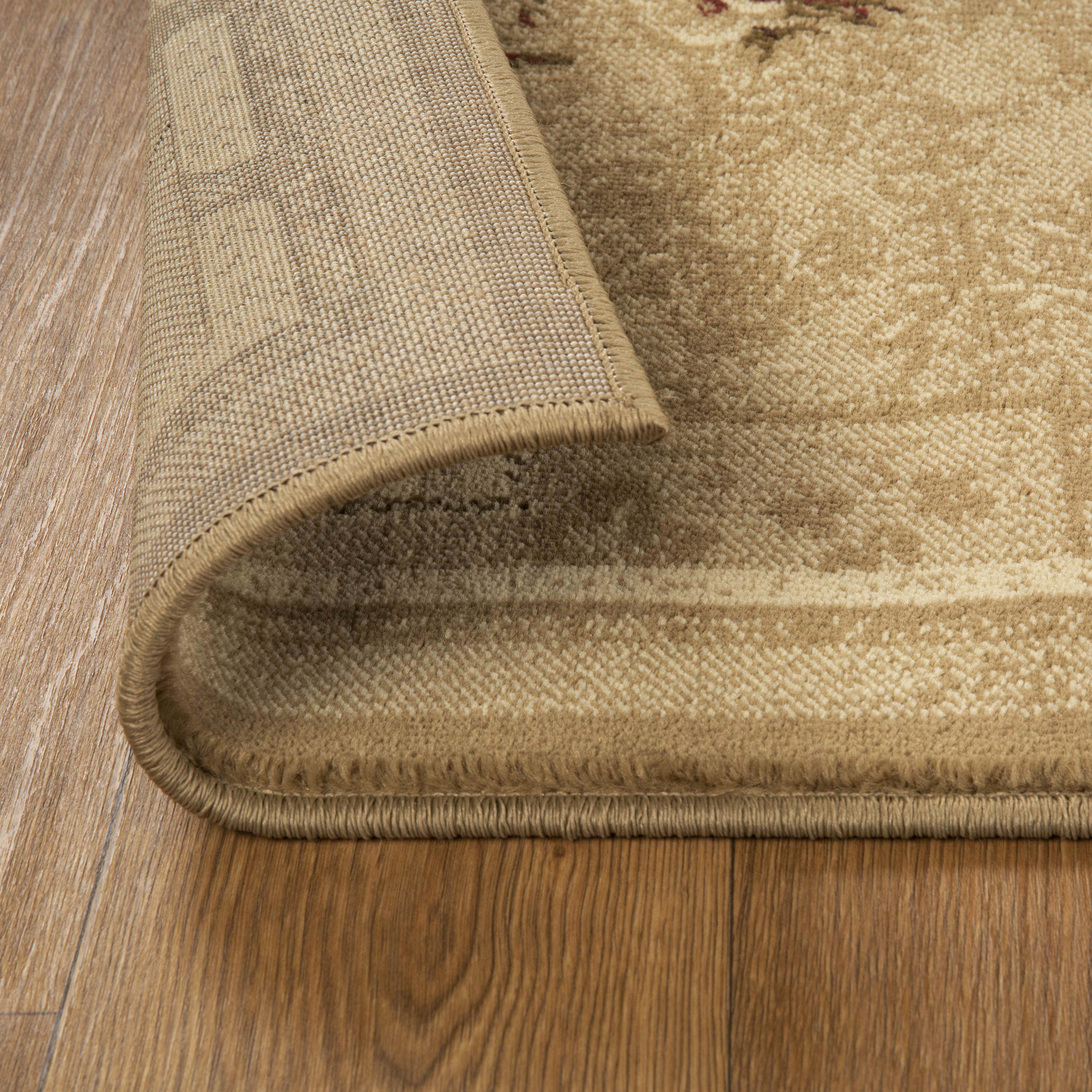 Stylish Minimalist Modern Floral Block Print Indoor Area Rug & Runner - Perfect for Living Room, Bedroom, Hallway Decor