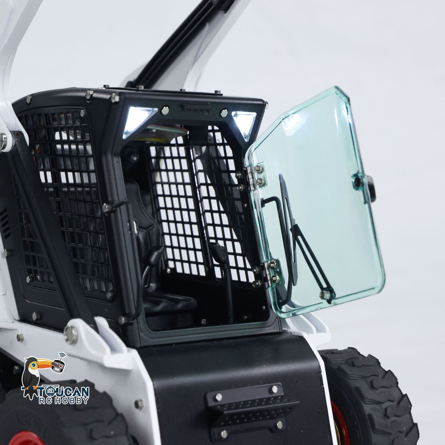 1/14 LESU Metal RC Hydraulic Skid Steer Loader with Sound & Light - DIY Radio Controlled Model Toy for Construction Enthusiasts - Perfect for Indoor/Outdoor Play, Collecting, and STEM Learning