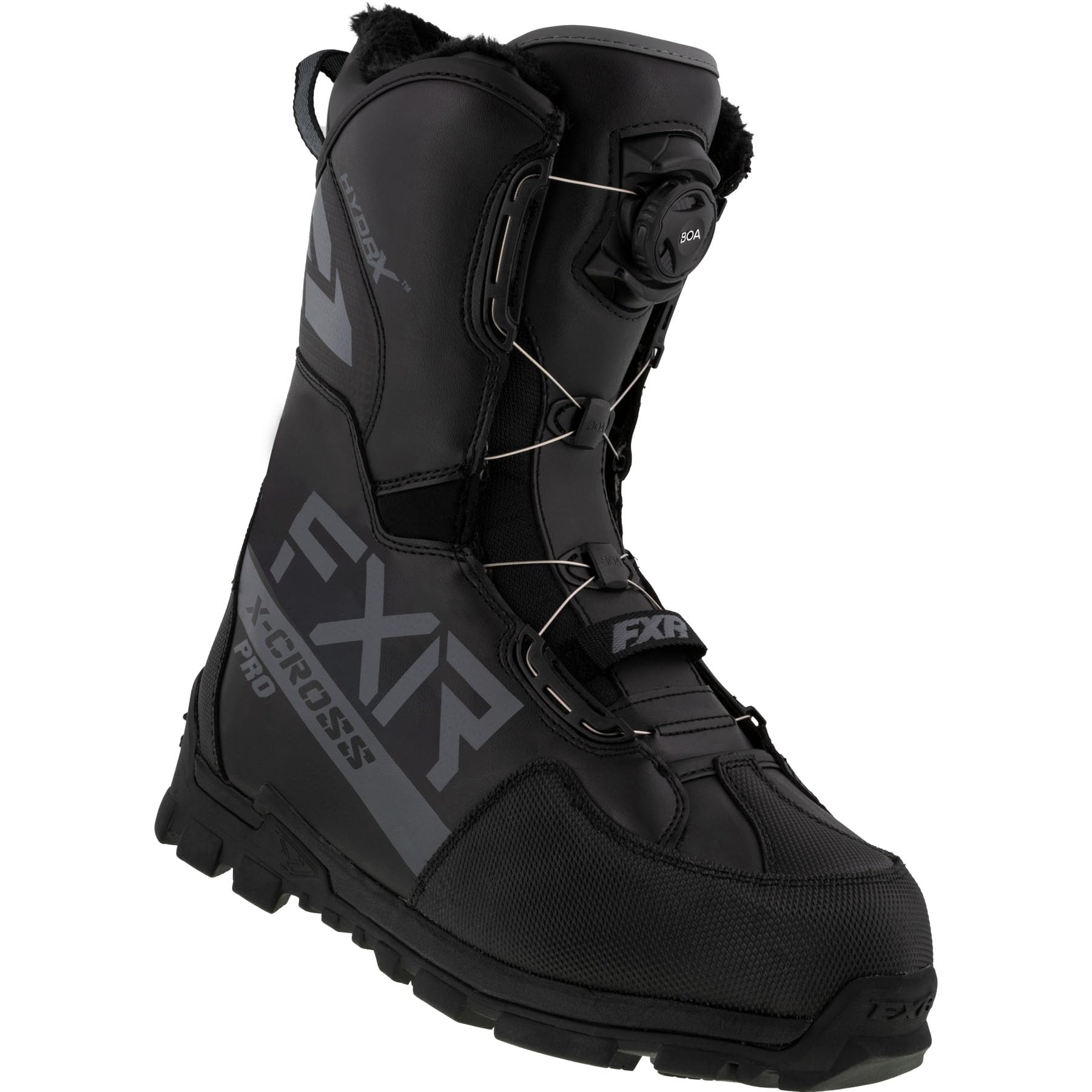 FXR X-Cross Pro BOA Snowmobile Boots 2025 - Black Ops - Men's Size M15/EU49 - Waterproof & Insulated for Winter Riding & Outdoor Adventures