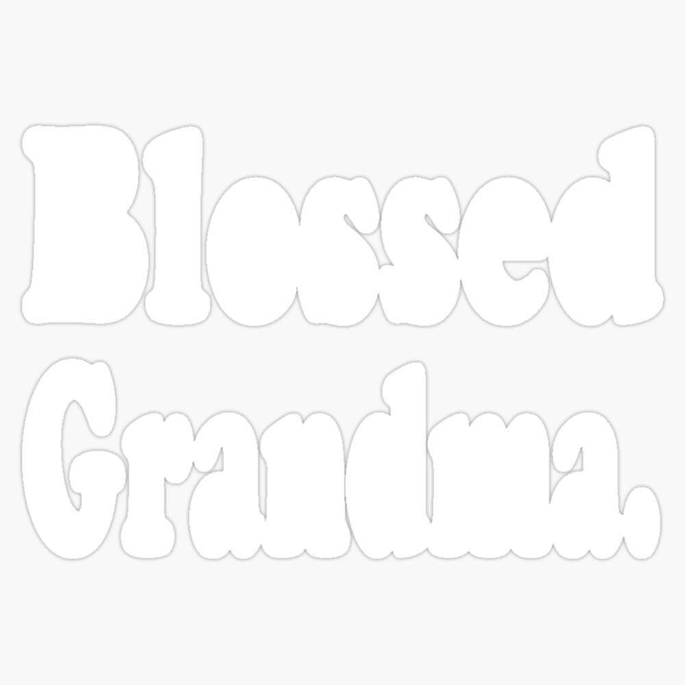Christian Blessed Grandma Vinyl Sticker - Waterproof 5