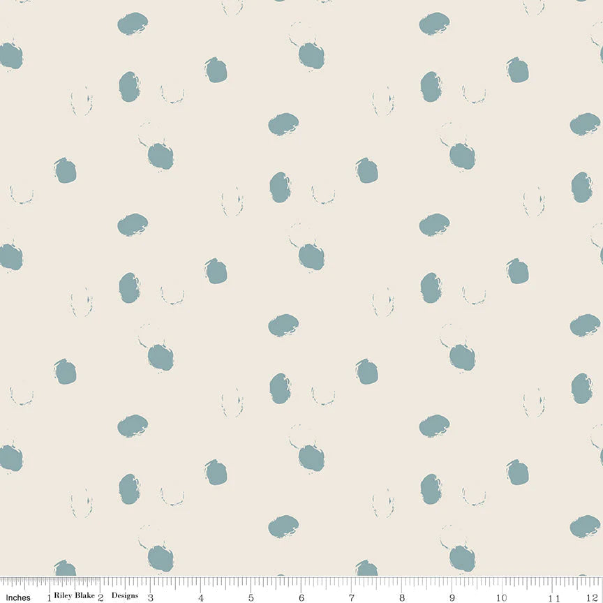 Forgotten Memories Riley Blake Designs C12753 Dot Off White Fabric - Perfect for Quilting, Sewing, and DIY Home Decor Projects