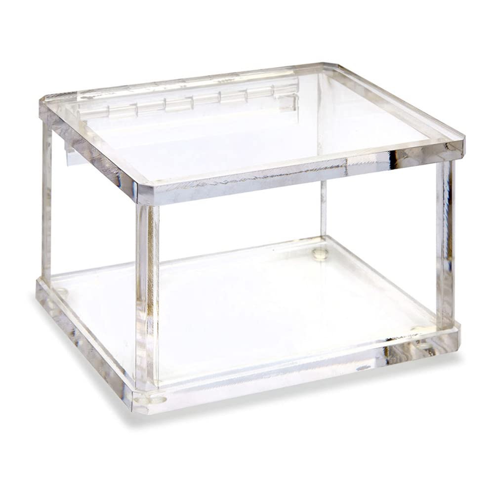 RB-70 Clear Cast Acrylic Small Beta Storage Container - Organize Jewelry, Beads & Craft Supplies - Perfect for Home, Office & Workshop Organization