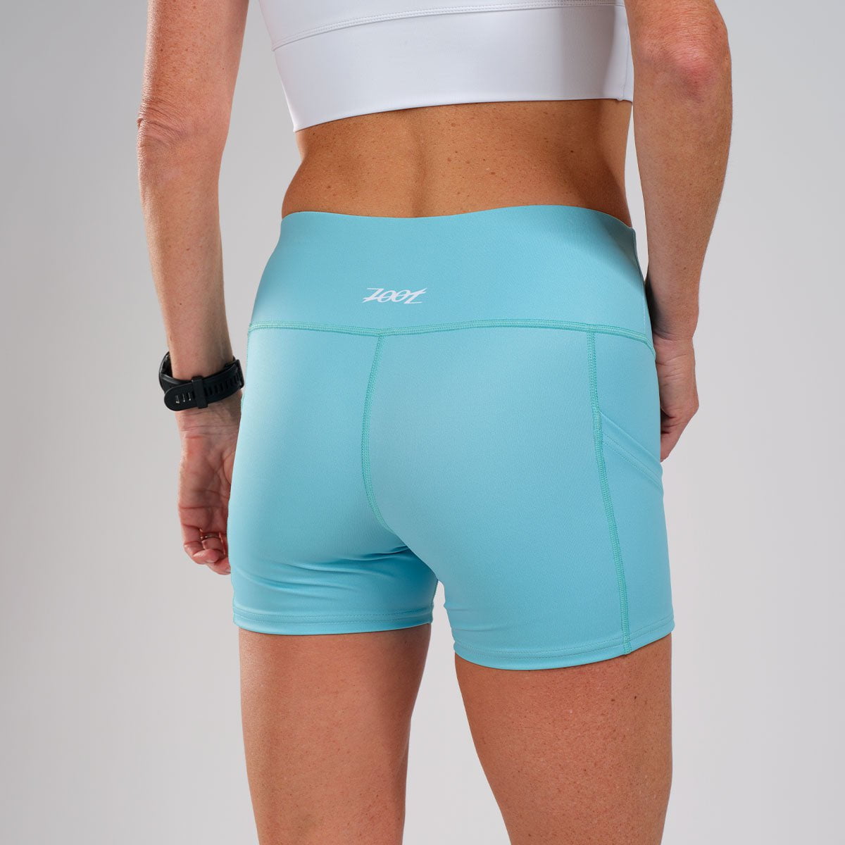 Women's Running Shorts - LTD Run Pulse Short in Turquoise | Lightweight & Breathable for Workouts, Jogging & Gym