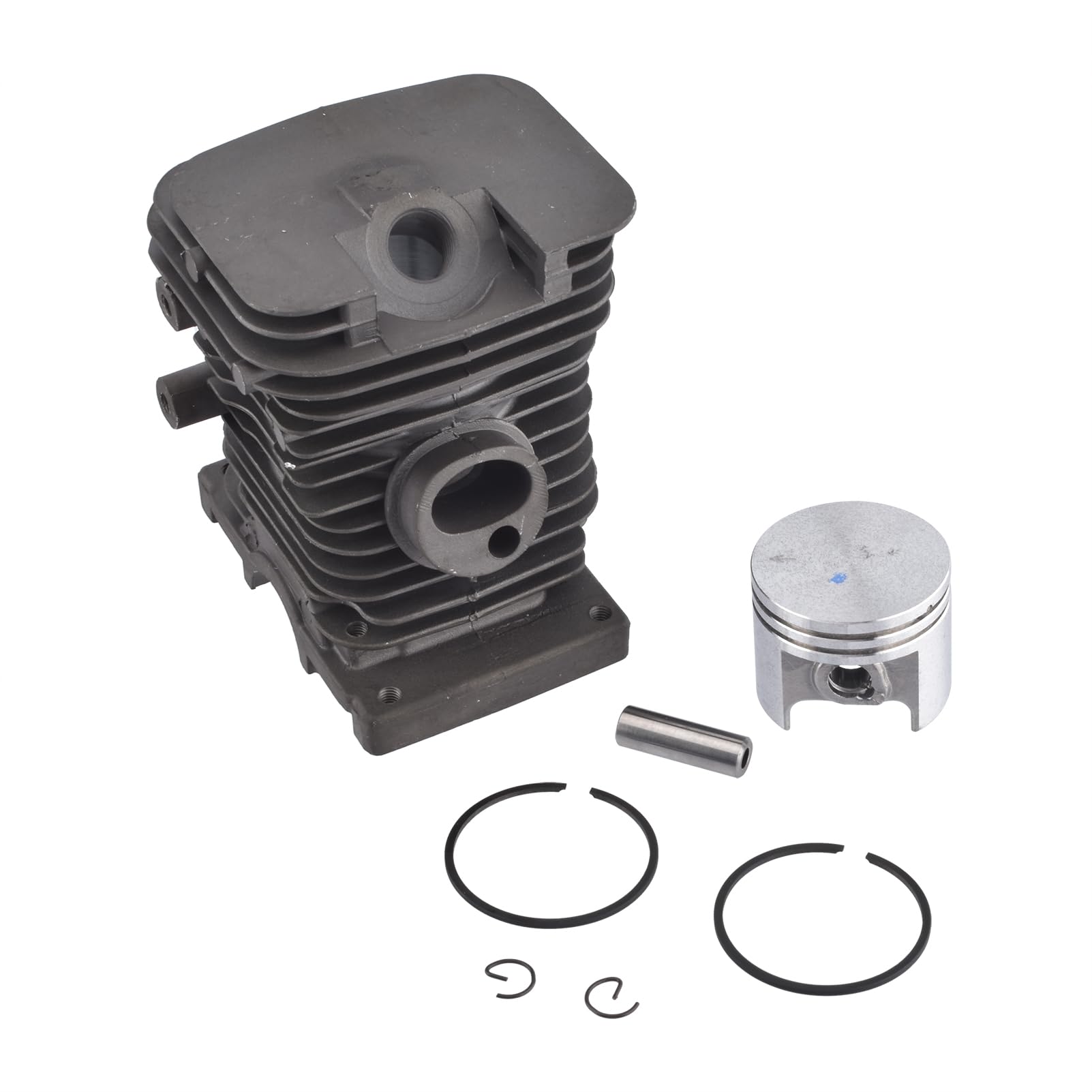 STIHL MS170 017 Chainsaw Piston Ring Kit - 37mm Cylinder Piston Rings, Clips & Pin Set - Replacement Parts for STIHL 017 Chainsaw Repair & Maintenance - Perfect for DIY Chainsaw Engine Rebuilds
