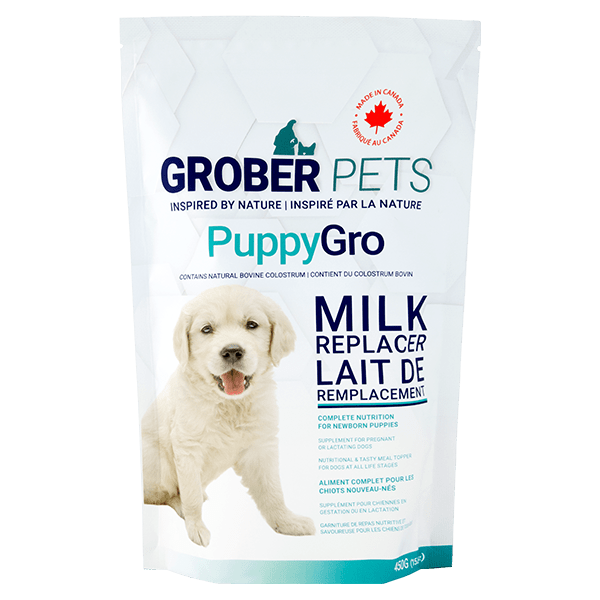 Grober Pets PuppyGro Milk Replacer for Puppies - Premium Dog Milk Supplement for Newborn & Weaning Puppies | Ideal for Orphaned Puppies & Canine Nutrition Support