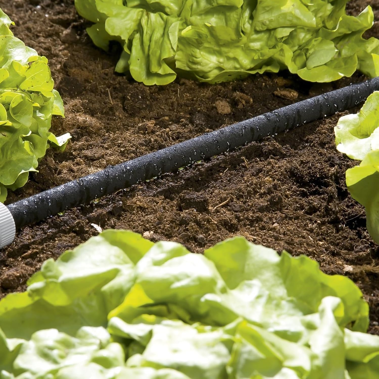 Gardena Soaker Hose - 15m Water-Saving Irrigation Hose for Gardens & Plant Beds | Adjustable Up to 70% Water Savings | Easy to Use Drip Hose for Vegetable Gardens, Flower Beds & Landscaping