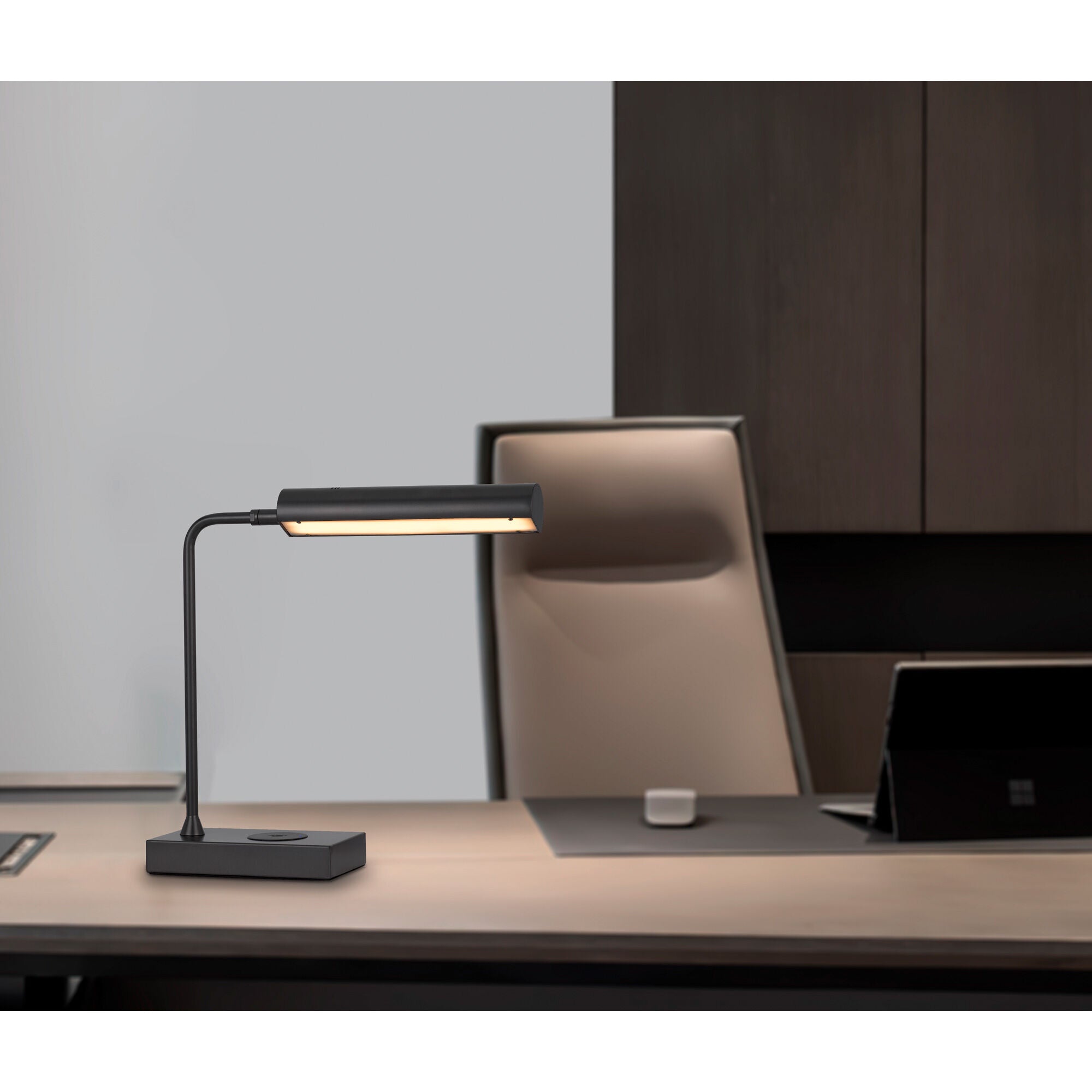 Delray Table Lamp - Modern LED Desk Lamp with Adjustable Brightness & Color Temperature for Home Office, Bedroom, and Study Room - Perfect for Reading, Working, and Relaxing