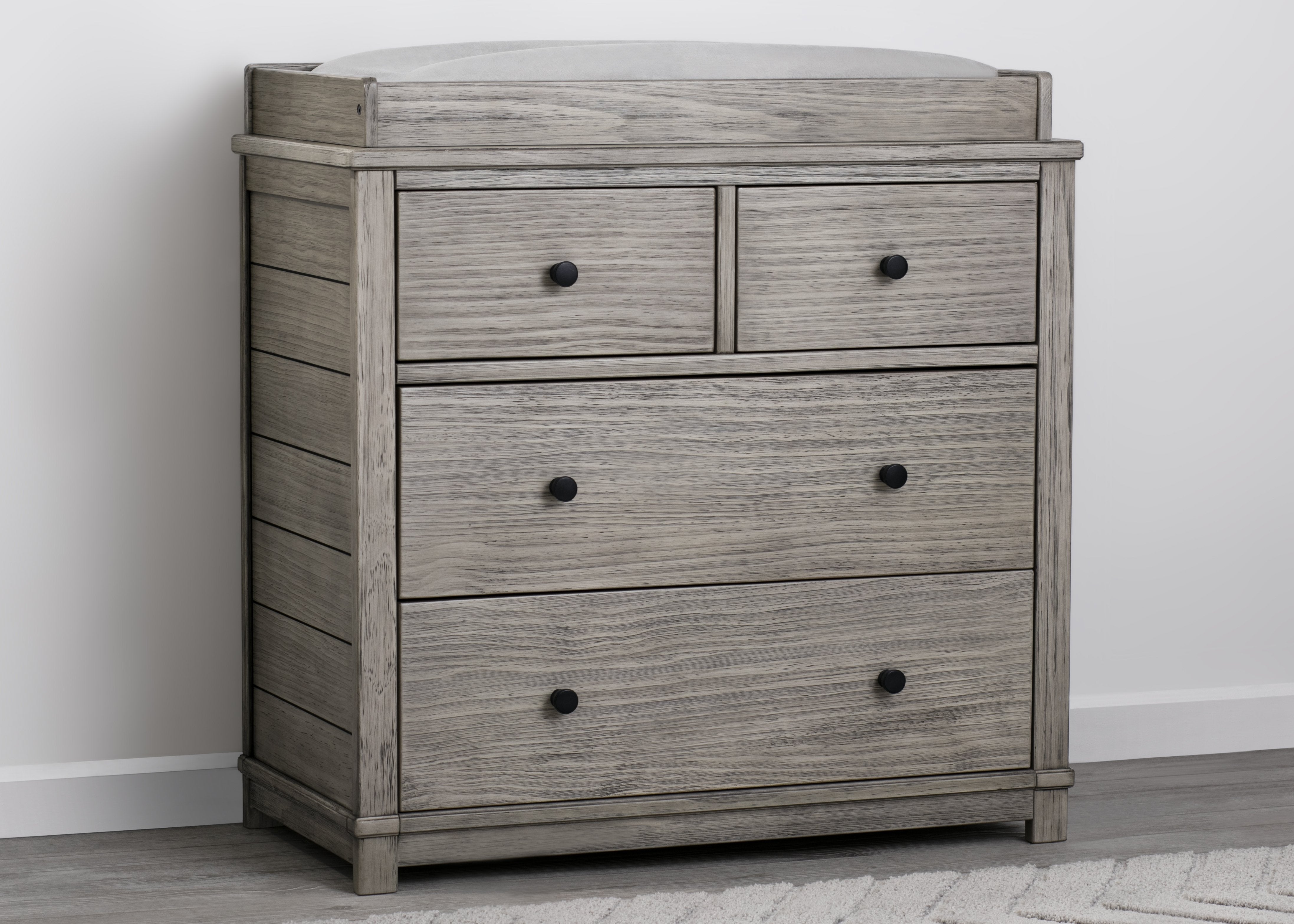 Monterey 4-Drawer Baby Dresser with Changing Table Top - Perfect Nursery Storage Solution for Diapers & Baby Clothes