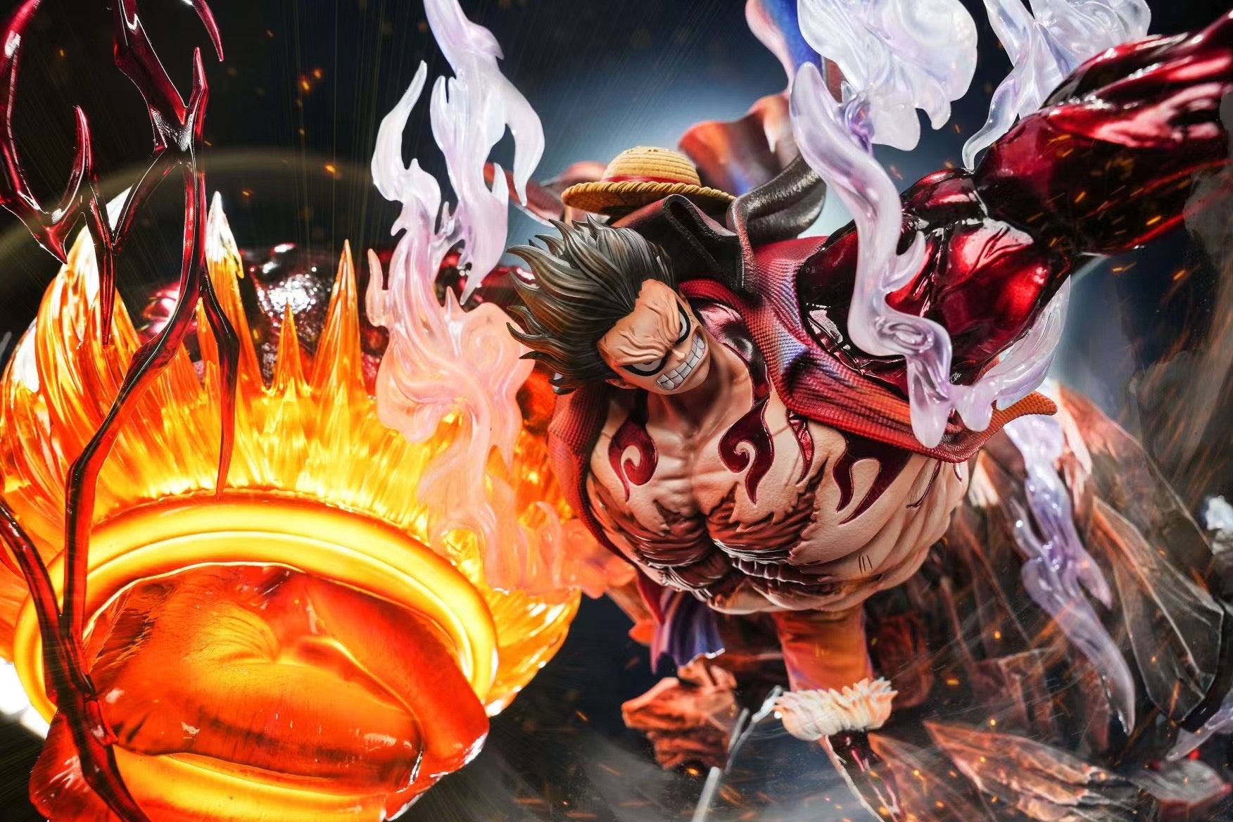 Reset Studio One Piece Luffy Gear Fourth King Kong Gun Action Figure - Perfect for Anime Collectors, Display, and Gift Giving