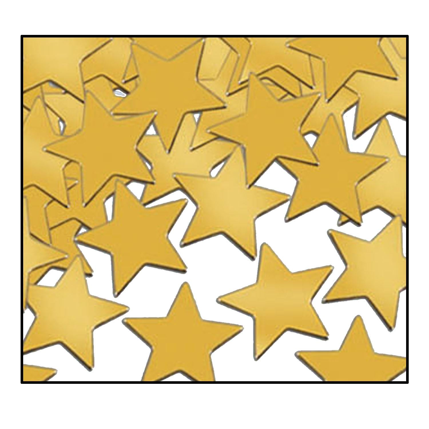 12 Pack Gold Confetti Stars - 1 Oz per Pack - Party Decorations for Birthdays, Weddings & Celebrations - Bulk Glitter Star Confetti for Tables, Floors & Photo Backdrops