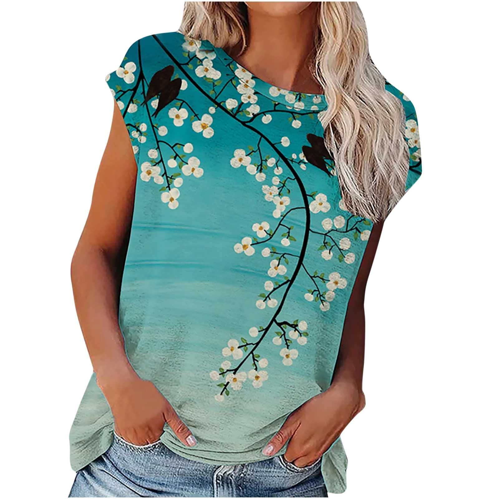 Trendy Women's Summer Short Sleeve T-Shirt - Casual Fashion Tunic Top for Women | Perfect for Beach Outings, Weekend Wear & Summer Vacations