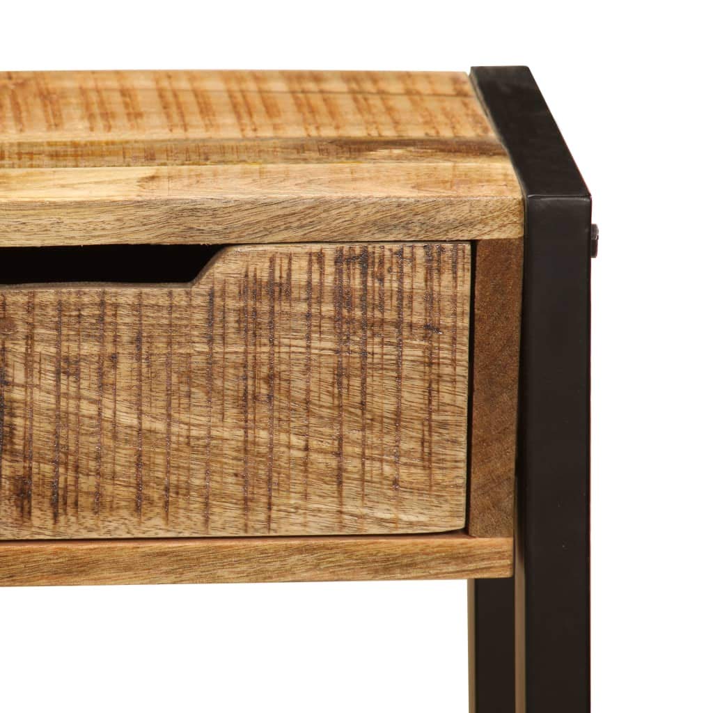 Buffet Sideboard Cabinet - 43.3 Inch Solid Mango Wood TV Stand with 3 Drawers for Living Room, Kitchen & Dining Room | Multi-Functional Storage Console for Home Entertainment Center | Perfect for Small Spaces & Apartment Decor