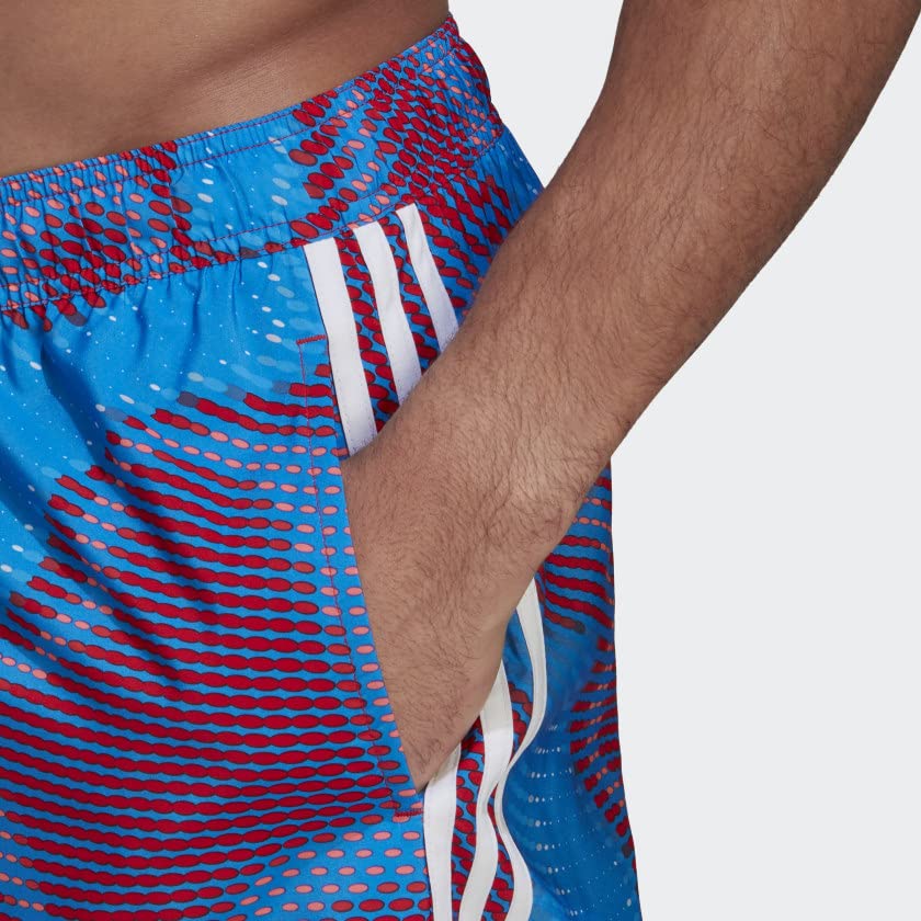 Adidas Men's Melbourne Graphic Swim Shorts - Quick-Dry, Comfortable Swim Trunks for Beach, Pool & Summer Activities