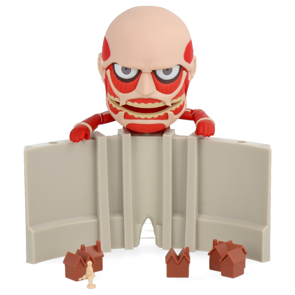 Attack On Titan Nendoroid Colossal Titan Renewal Set - Anime Collectible Figure for Display & Gift - Perfect for Anime Fans, Home Decor, and Office Display