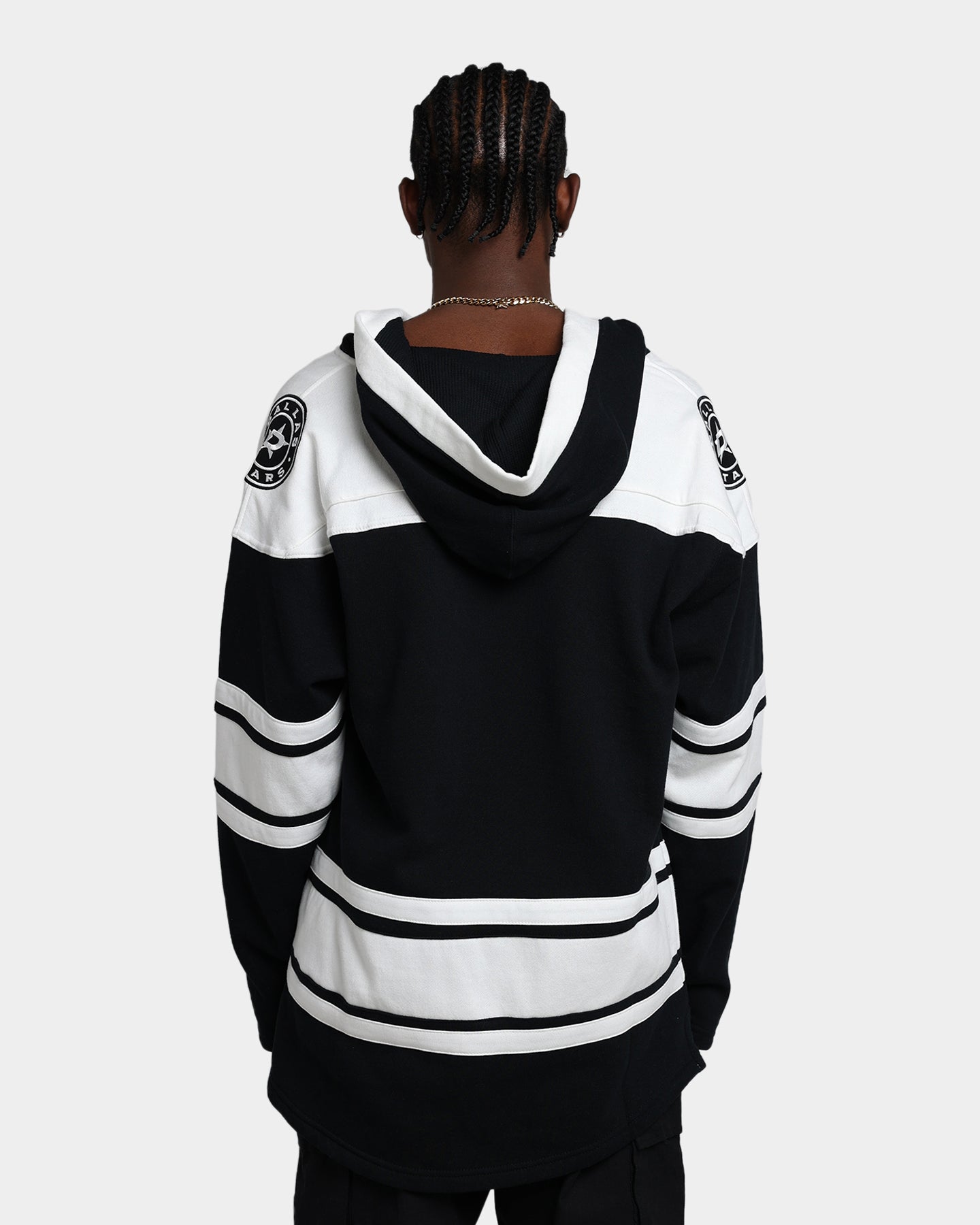 47 Brand Dallas Stars Superior Lacer Hoodie for Men - Jet Black NHL Hockey Fan Apparel - Perfect for Game Day & Casual Wear