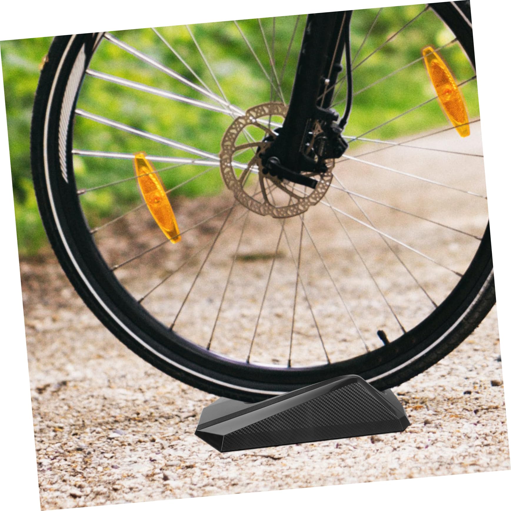 BIUDECO Professional Bike Display Stand - Stable Bicycle Wheel Fixing Stand & Trainer Front Wheel Pad - Perfect for Indoor Cycling, Bike Storage, and Workshop Use