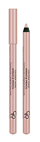 Golden Rose Miracle Pencil - 3-in-1 Eyebrow, Eyeliner & Lip Pencil | Waterproof & Long Lasting | Perfect for Everyday Makeup & Special Occasions