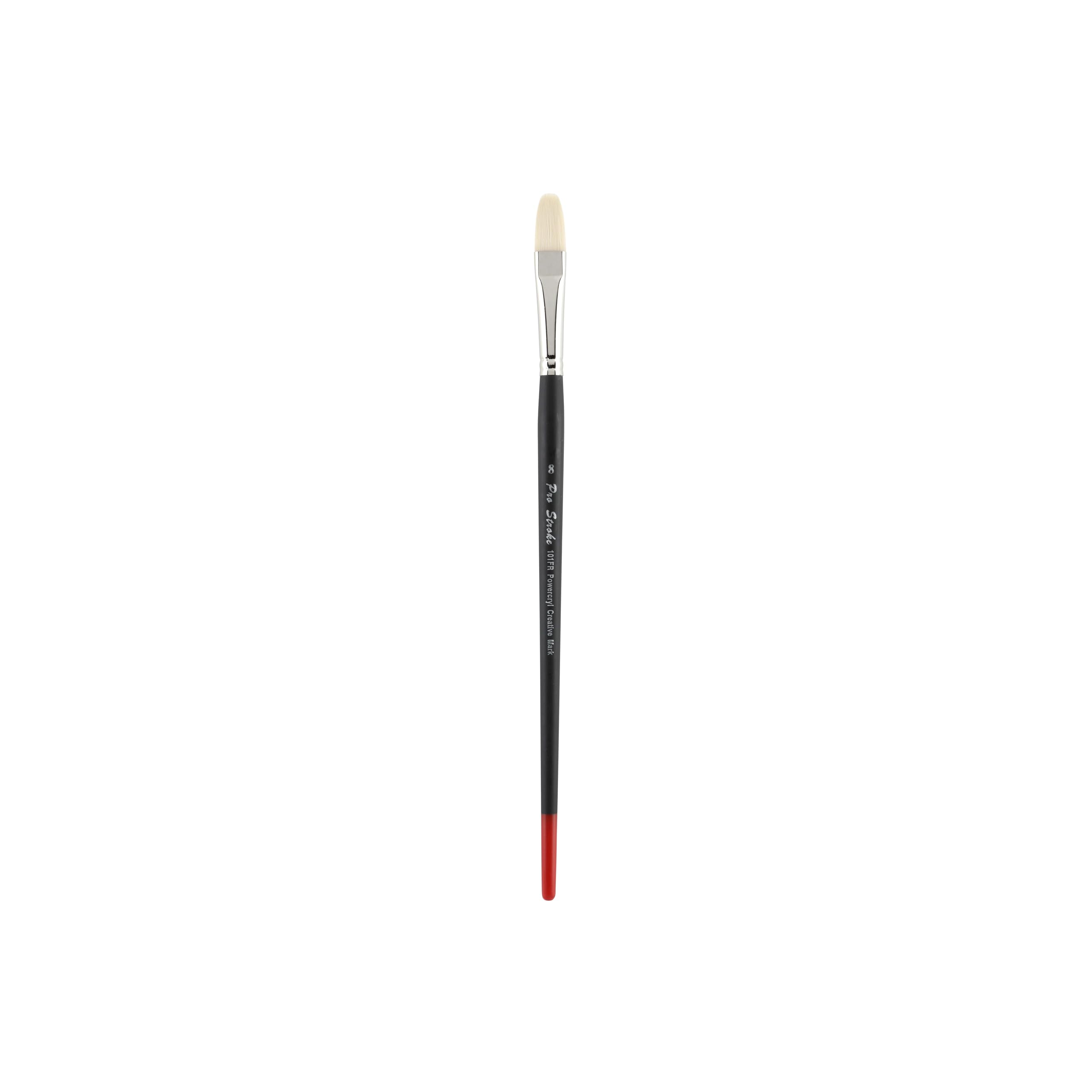Creative Mark Powercryl Ultimate Acrylic Paint Brushes - Filbert #8 | Professional Artist Paint Brushes with 3 Synthetic Hair Diameters | Perfect for Heavy Acrylics & Water-Soluble Oils | Ideal for Canvas Painting, DIY Art Projects & Home Decor