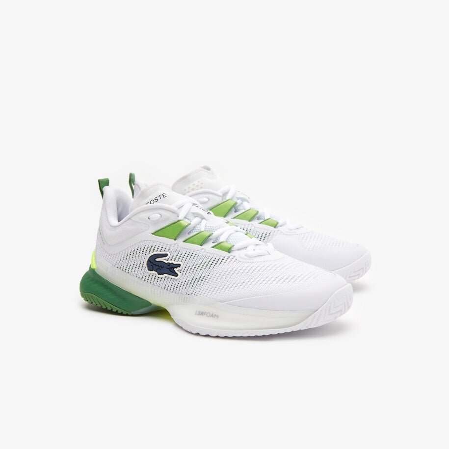 Lacoste AG LT23 Ultra Women's Tennis Shoes - White & Green | Lightweight Comfort for Casual Wear & Court Performance