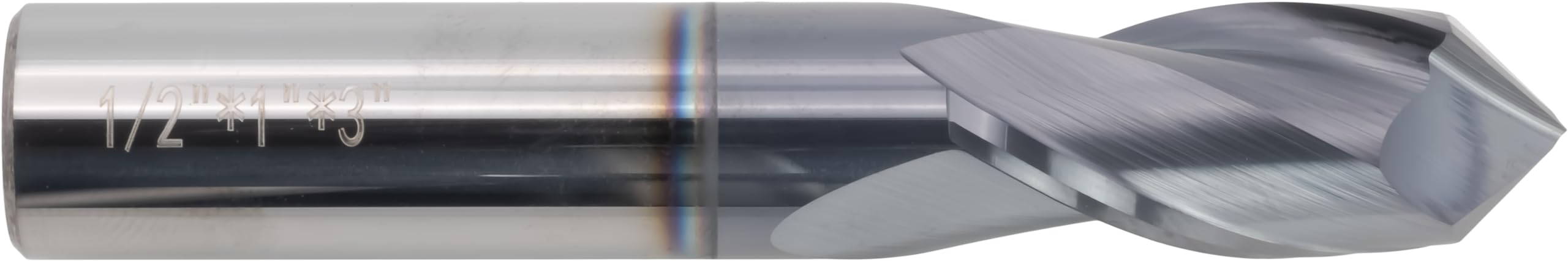 3-Piece Solid Carbide Drill Bit Set - 1/2