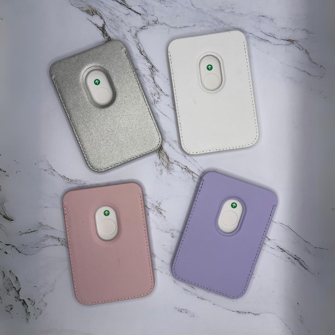 Official Kappa Delta Sorority Magnetic Card Holder for iPhone 15/14/13/12 - Slim RFID Blocking Wallet Holds 3 Cards (White) - Perfect for Sorority Sisters, Campus Life & Everyday Use