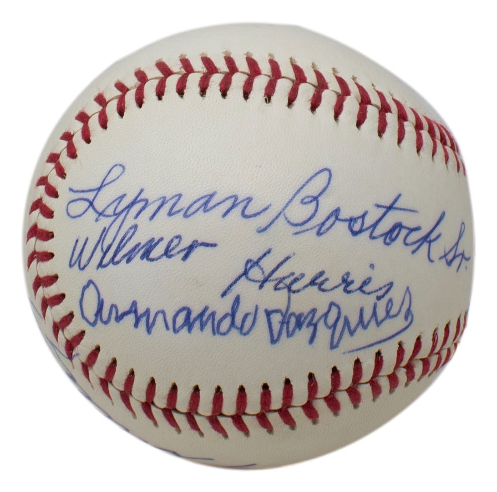 Authentic Negro League Legends Multi-Signed Baseball with 7 Signatures - BAS LOA AA13297 - Perfect for Sports Memorabilia Collectors & Baseball Fans