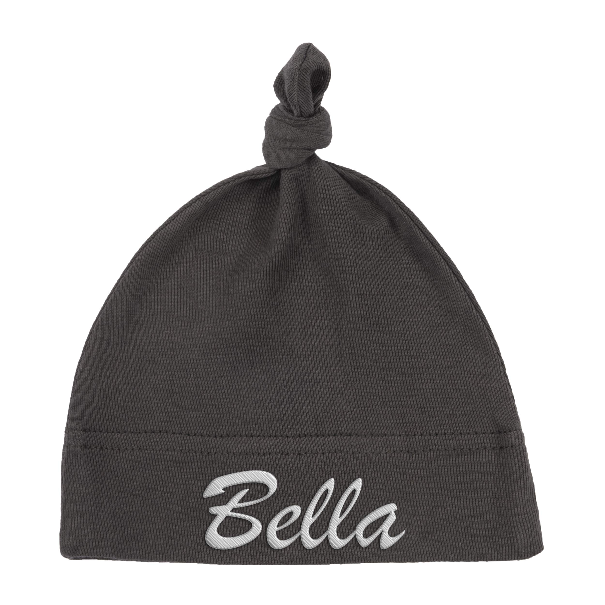 Soft Warm Baby Hats for Newborns & Toddlers | Adjustable Top Knot Beanie with Breathable Cotton | Custom Baby Caps for Boys & Girls - Perfect for Winter, Photography & First Birthday Outfits