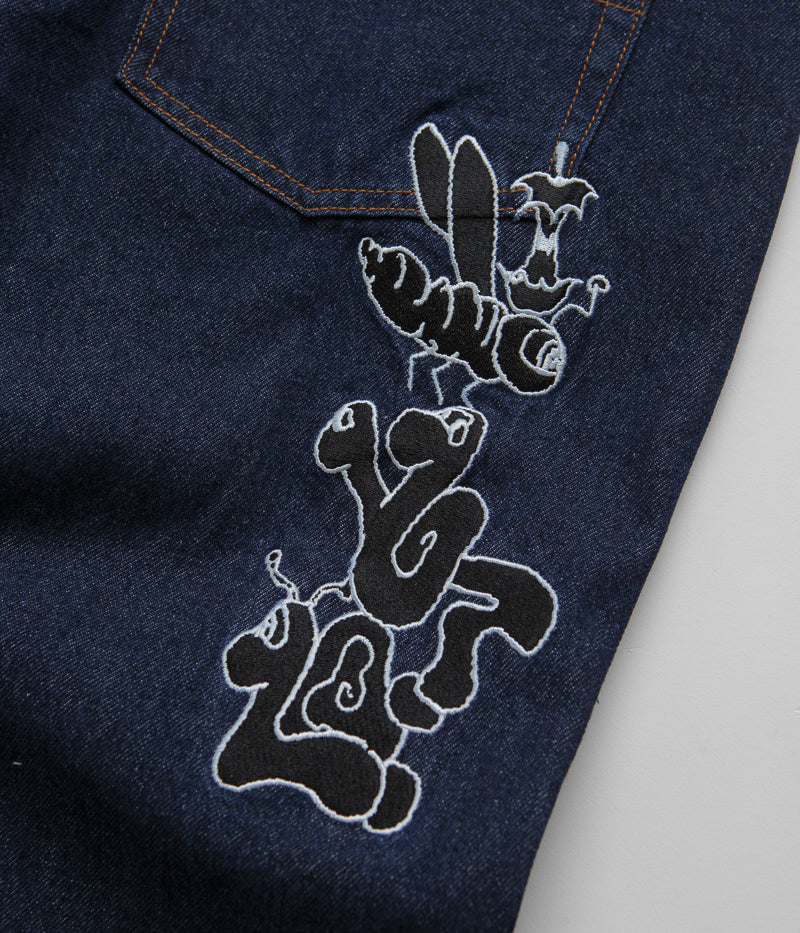 Butter Goods Critter Jeans - Dark Indigo Denim Pants for Men | Casual Streetwear & Everyday Wear