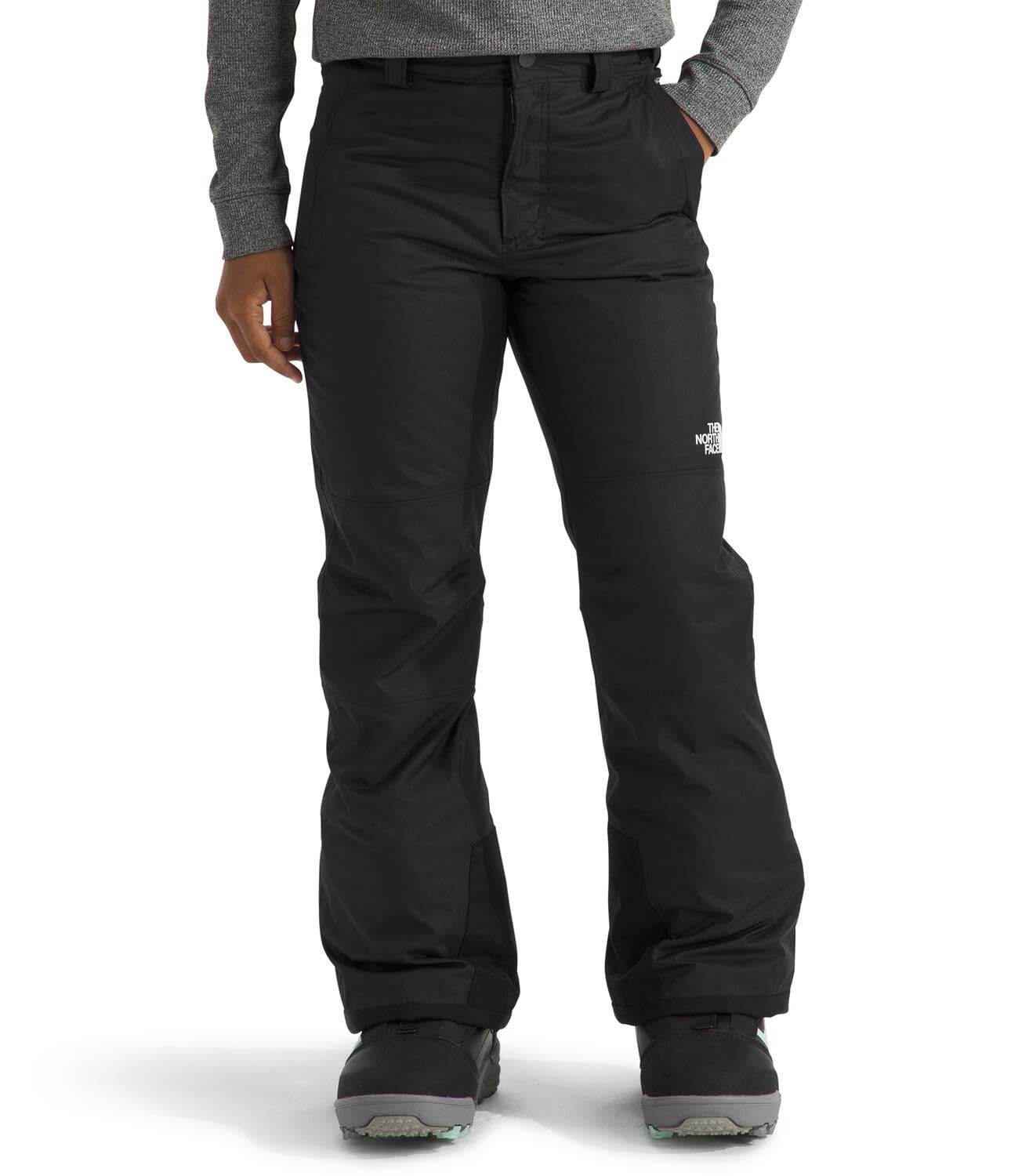THE NORTH FACE Girls' Freedom Insulated Winter Snow Pants - Waterproof & Warm Ski Pants for Kids - Perfect for Snowboarding, Skiing & Cold Weather Outdoor Activities