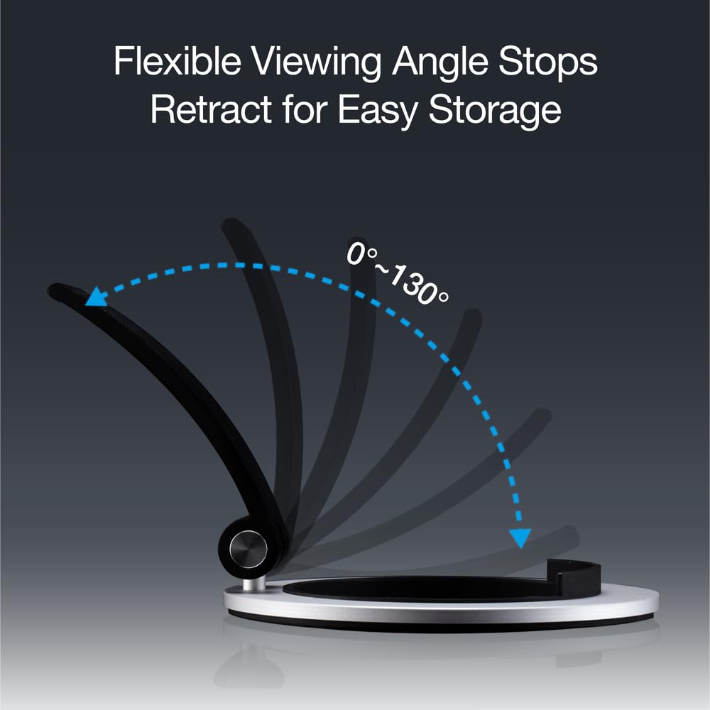 Just Mobile Encore iPad Stand - Foldable & Portable Aluminum Tablet Holder for iPad 10.2