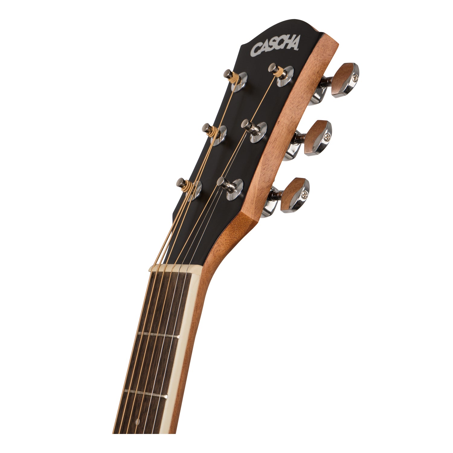 Cascha HH2080 Western Acoustic Guitar Set with Case, Tuner & Strings - Perfect for Beginners, Camping & Live Performances