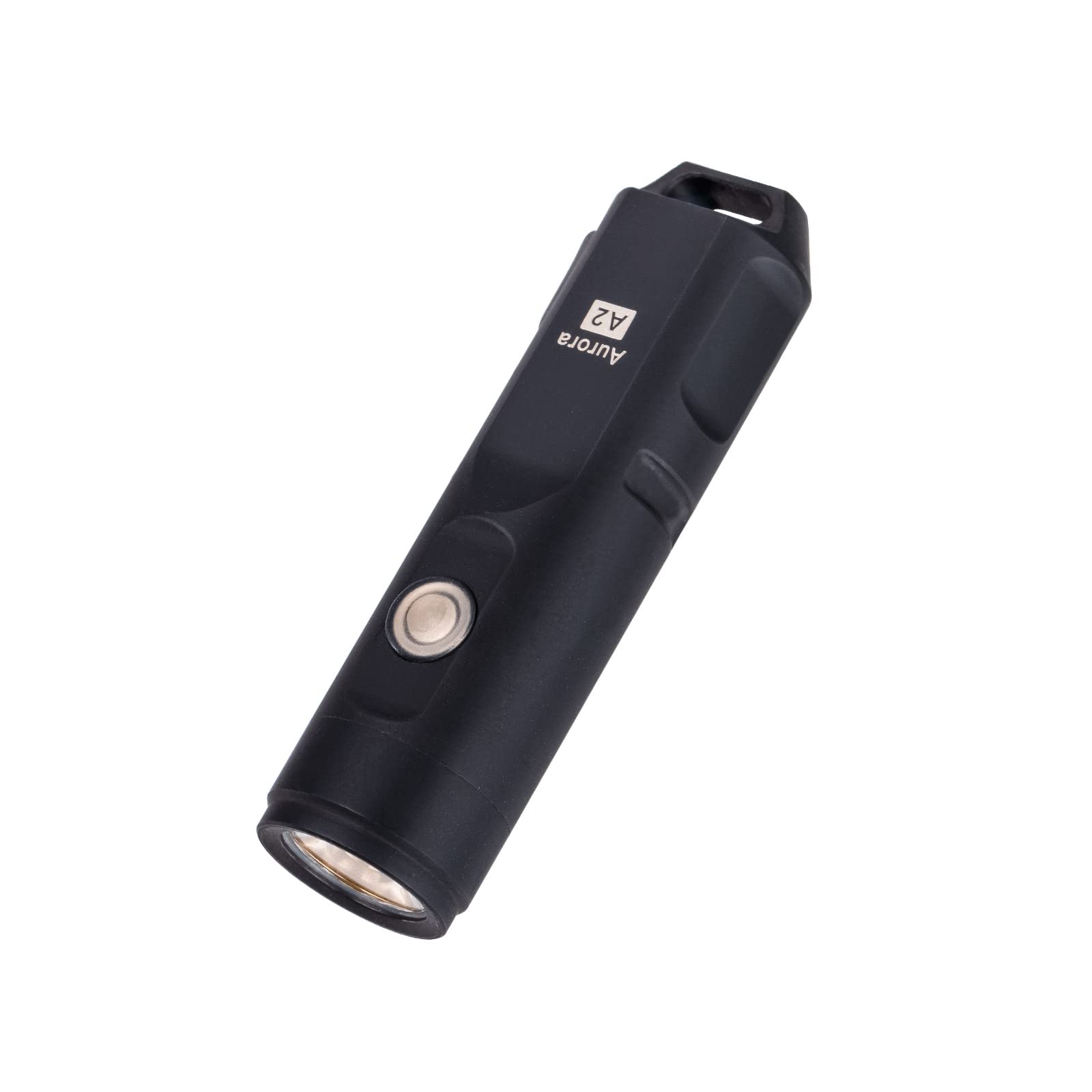 RovyVon Aurora A2 Stainless Steel Keychain Flashlight - 650 Lumen Ultra Bright, USB C Rechargeable, IP65 Water Resistant, Compact EDC Light (Black) | Perfect for Camping, Hiking, Emergency Kits & Everyday Carry