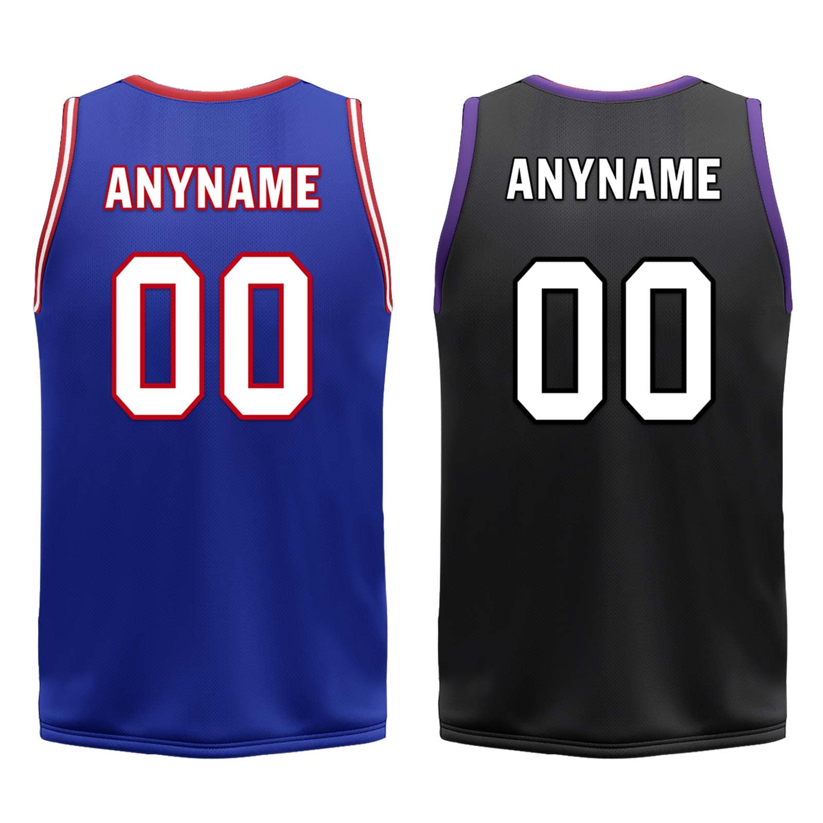 Custom Sacramento City Edition Reversible Basketball Jersey - Blue, Red & White Personalized NBA Jersey for Men & Women - Perfect for Games, Training & Fan Support