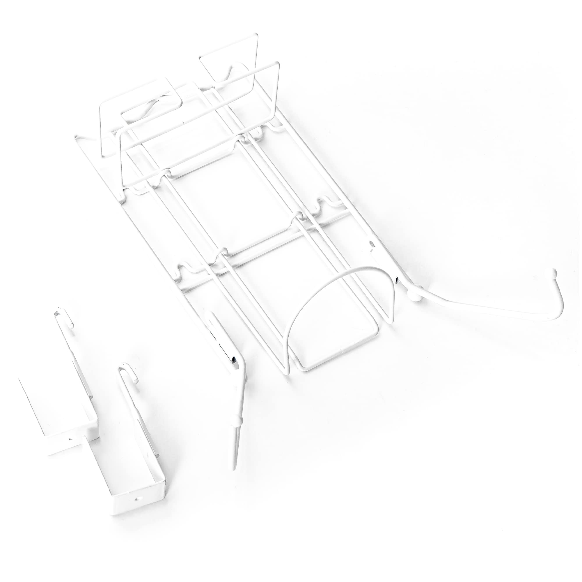 Mainstays White Over-The-Door Iron & Ironing Board Holder - Space Saving Storage Solution for Irons & Ironing Boards - Perfect for Bedrooms, Laundry Rooms & Small Apartments