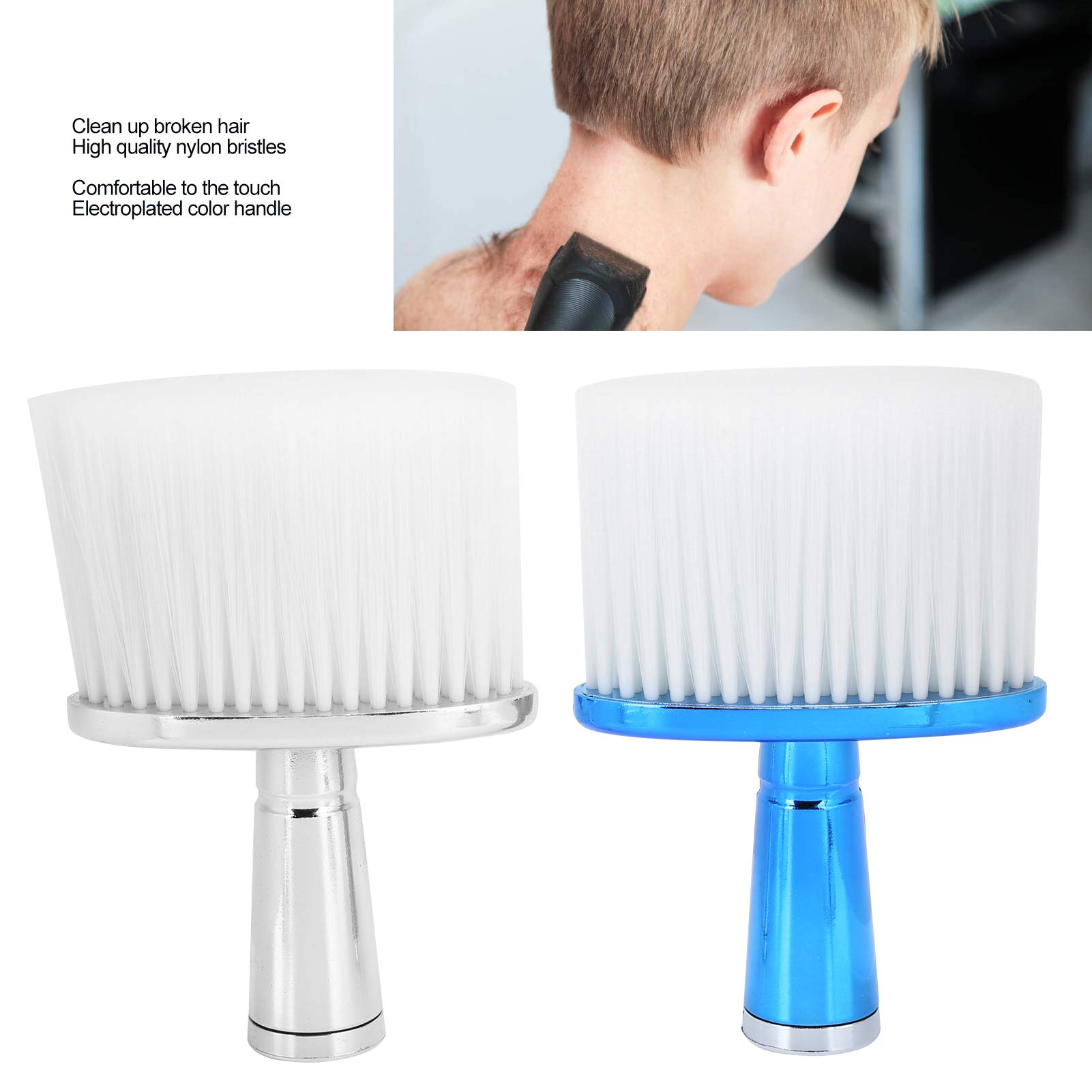 Professional Neck Brush for Hair Cleaning - High-Grade Salon & Home Manicure Tool - Perfect for Nail Salons, DIY Manicures & Personal Grooming