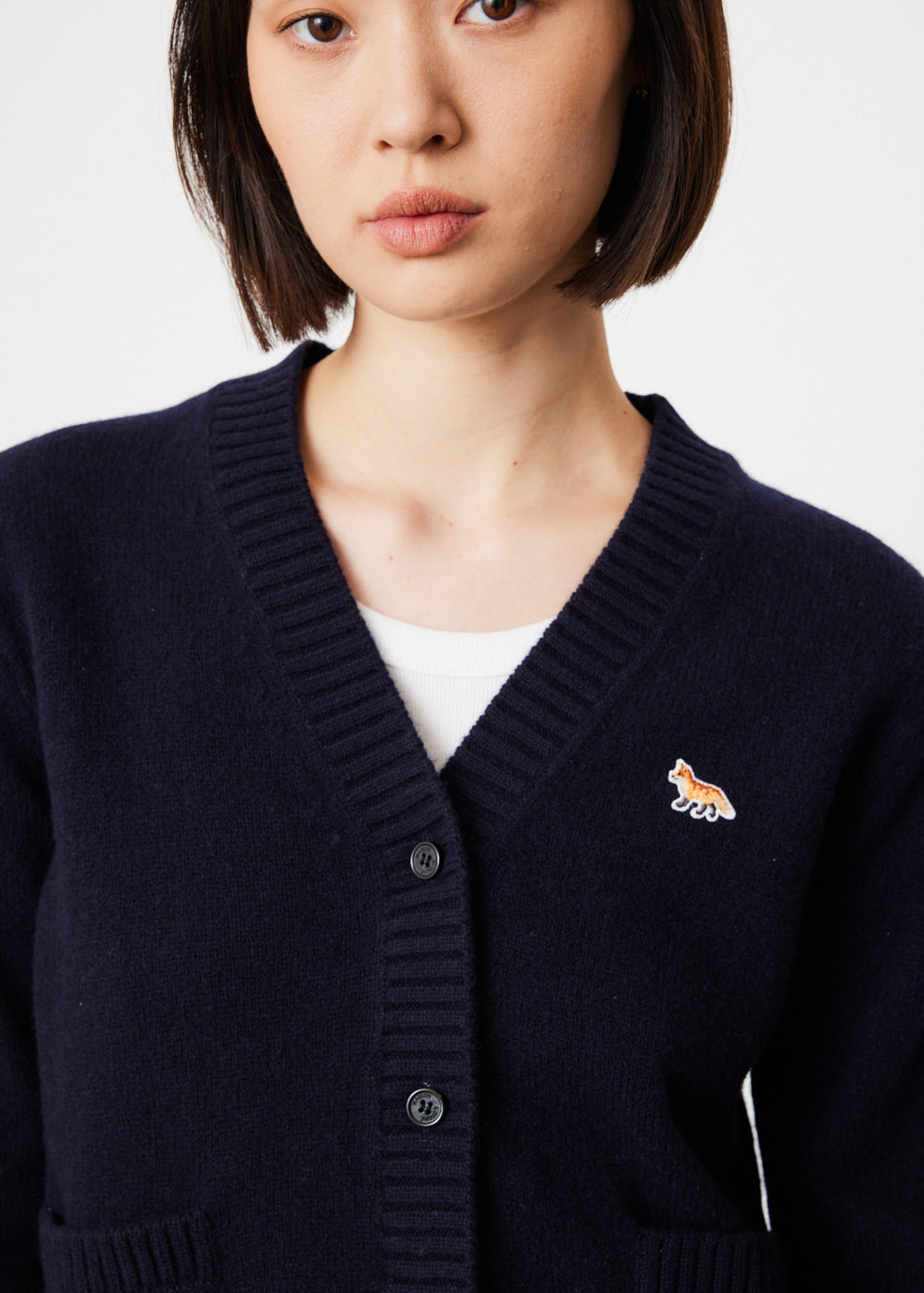Baby Fox Patch Cardigan - Adorable Knit Sweater for Toddlers & Kids | Cute Animal-Themed Winter Wear for Boys & Girls | Perfect for Playdates, School & Family Photos