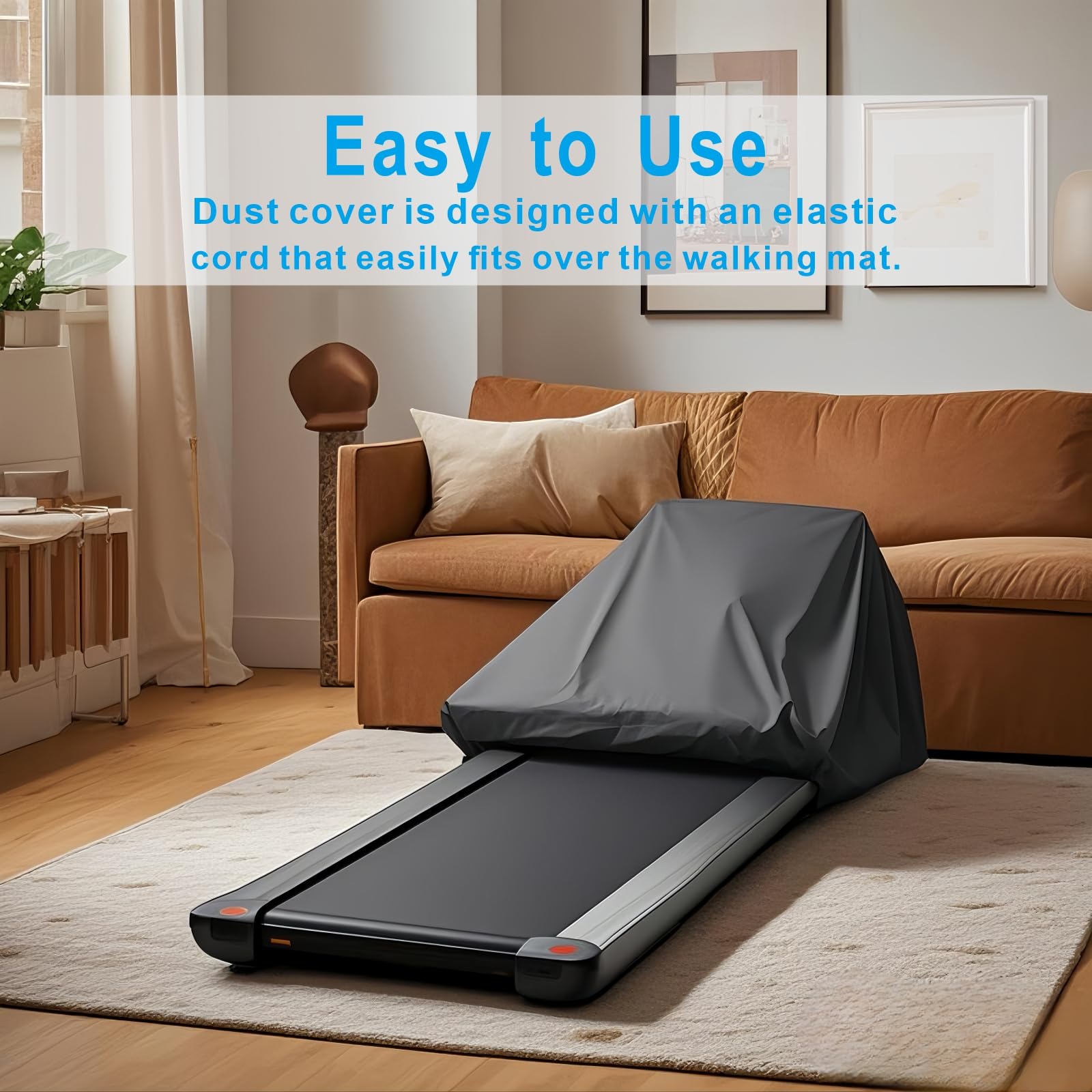 Waterproof & Dustproof Walking Pad Cover for Home & Office - Fits 48-56 Inch Under Desk Treadmills, Portable Folding Treadmill & Smart Walking Machine - Perfect for Home Gym, Office Workstation & Compact Exercise Spaces