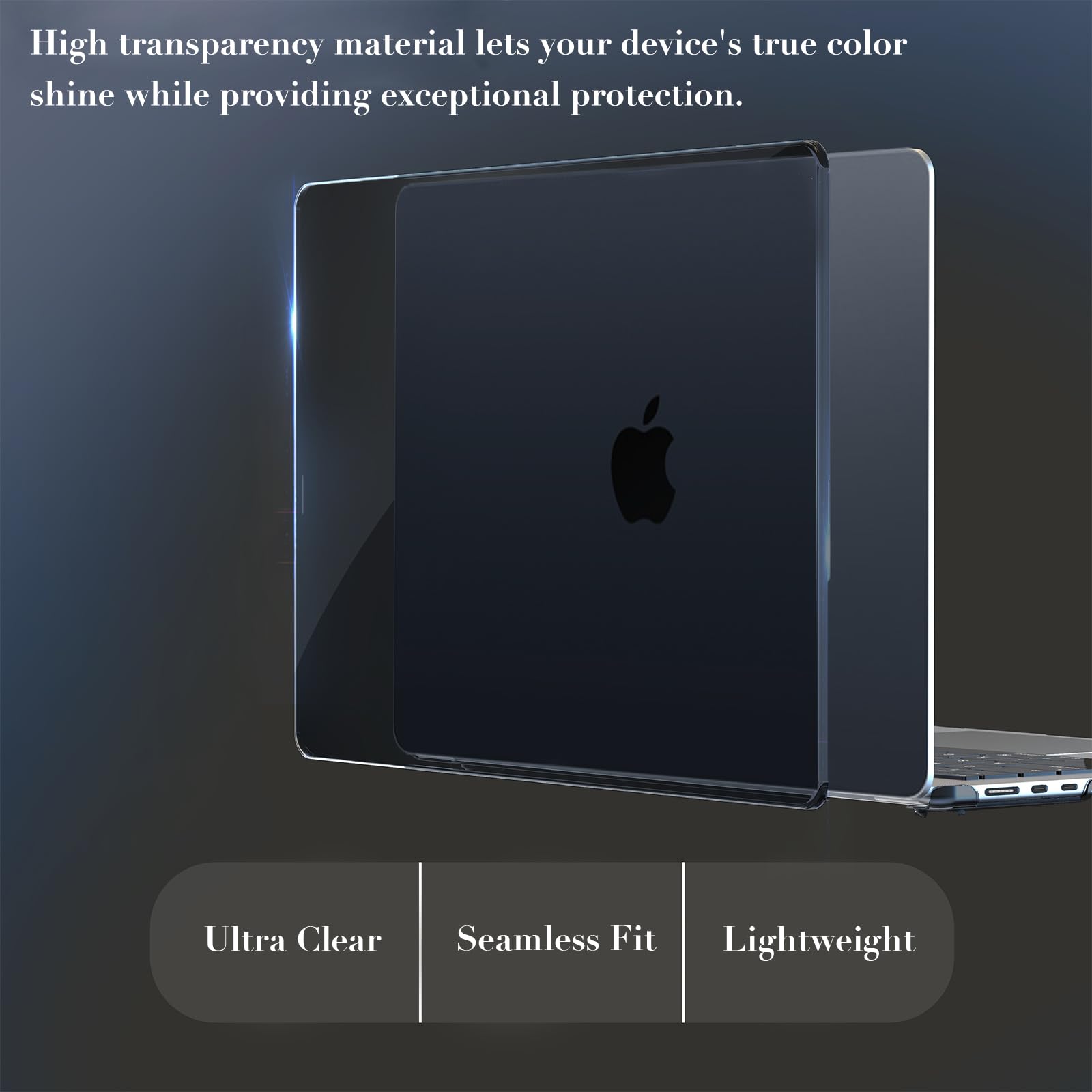 Ultra Thin Clear Hard Shell Case for MacBook Air 13.6