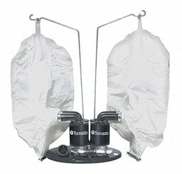 Tornado 55 Gallon Pneumatic Drum-Top Vacuum Head - 238 CFM, 2 Inch Vacuum Hose for Industrial Cleaning & Waste Management