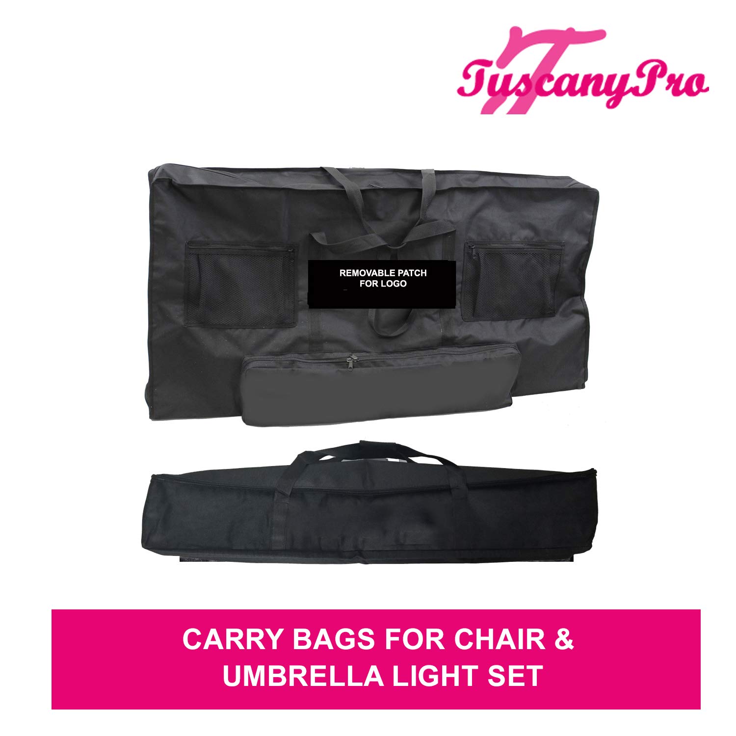Portable Makeup Chair with Storage & Light - Salon & Film Set Essential
