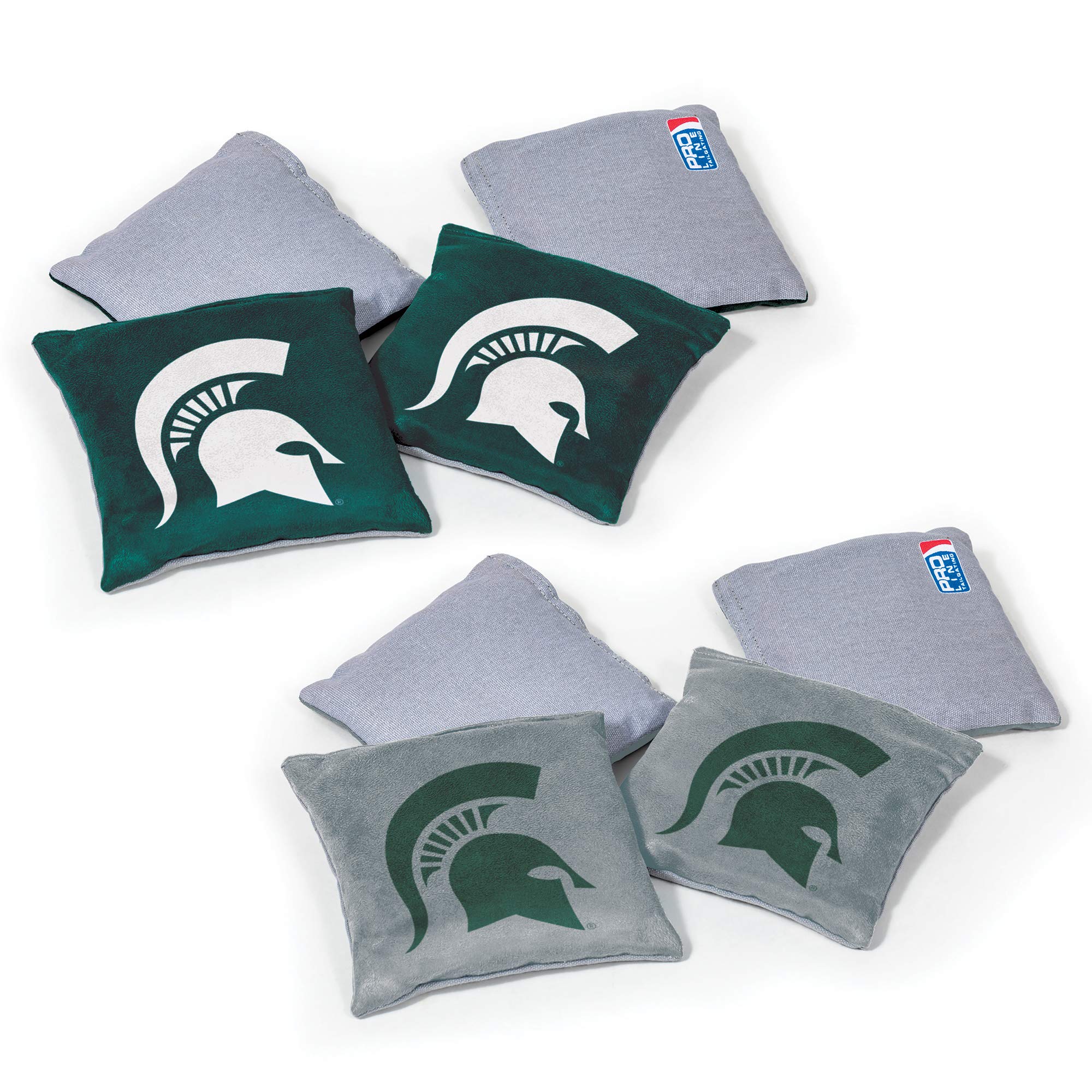 Wild Sports NCAA College Dual Sided Cornhole Bean Bags - Premium 8-Pack Toss Bags for Cornhole Game Set | Perfect for Tailgate Parties, Outdoor Events, Backyard BBQs & College Sports Gatherings