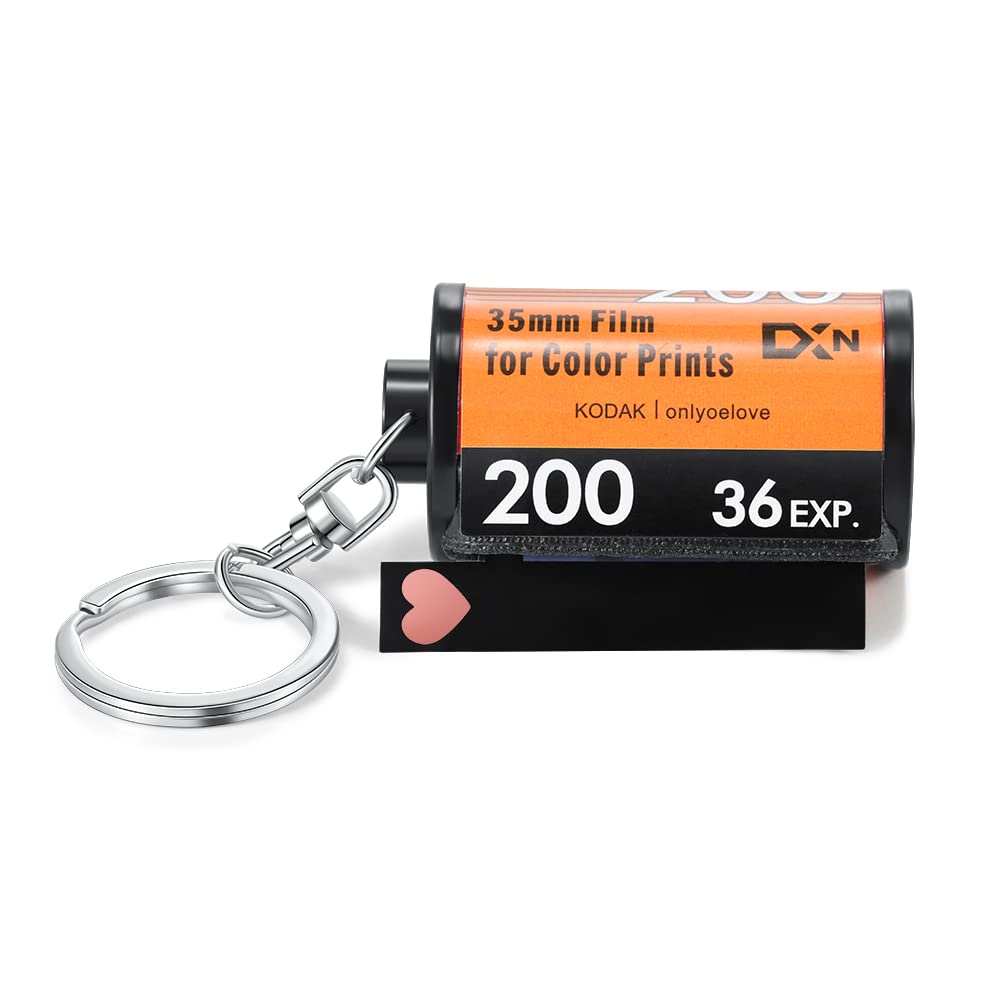 Personalized Camera Film Roll Keychain - Custom Photo Memory Keychain for Travel, Gifts & Keepsakes | Wedding, Anniversary & Graduation Souvenirs